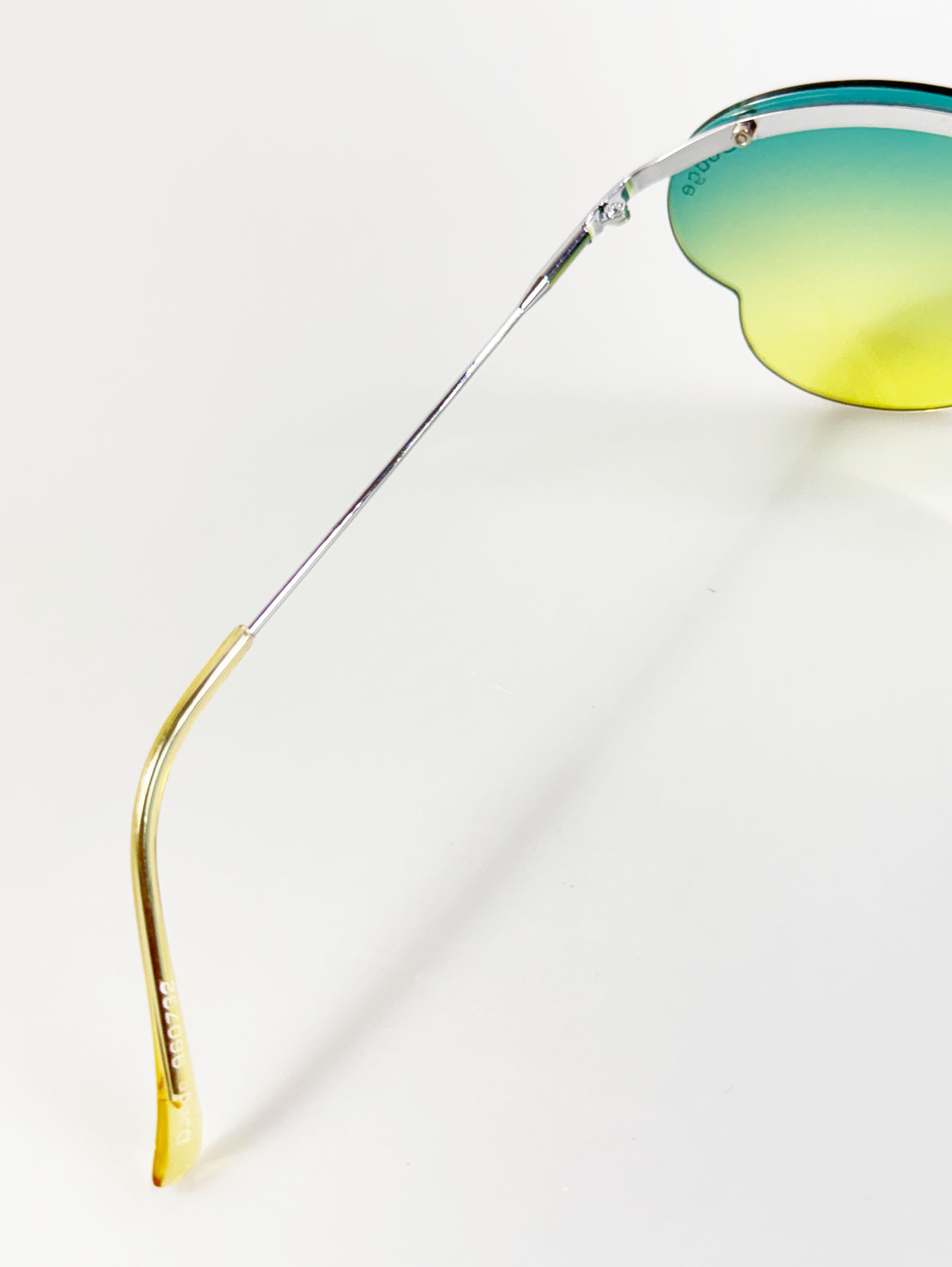 90's DODGE Rimless Butterfly Metal Tint Sunglasses