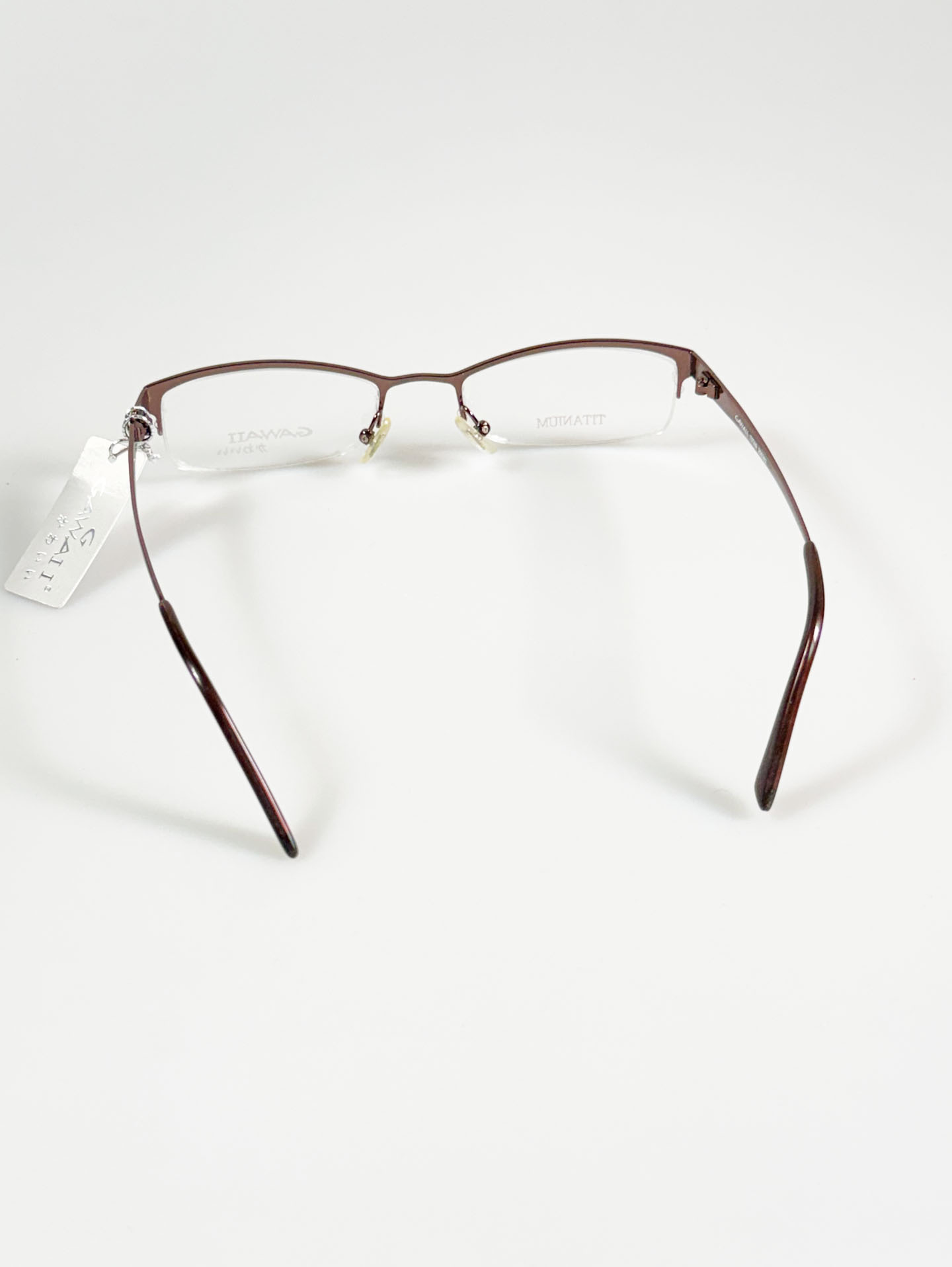 Series 01. GAWAII Vintage Titanium Semi-Rimless Eyewear Collection