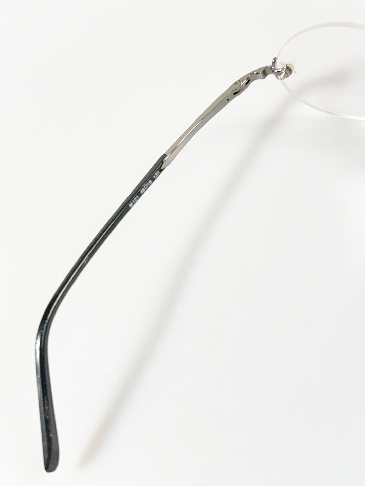 InToo Gunmetal Rimless Oval Frame Glasses
