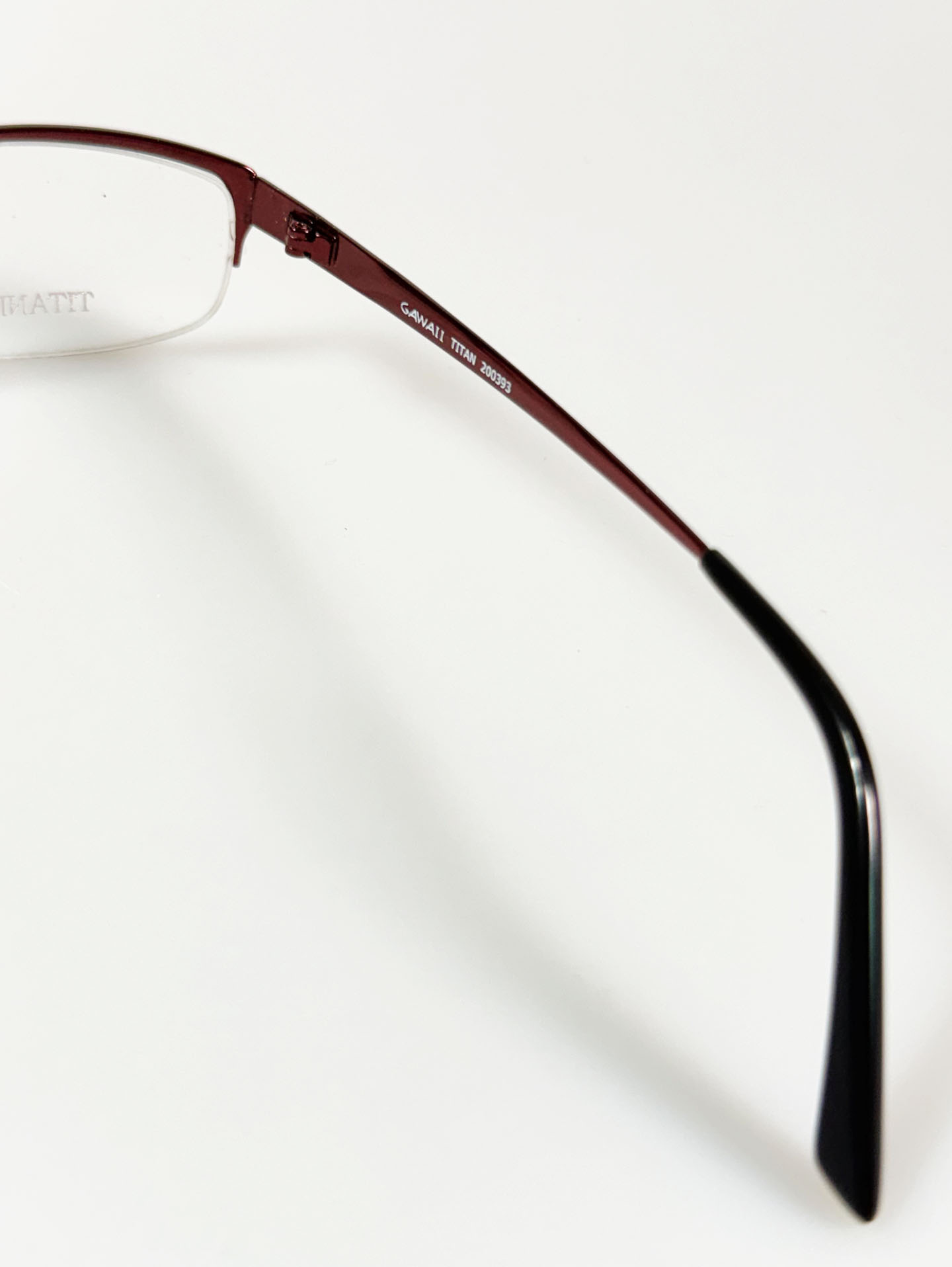 Series 01. GAWAII Vintage Titanium Semi-Rimless Eyewear Collection