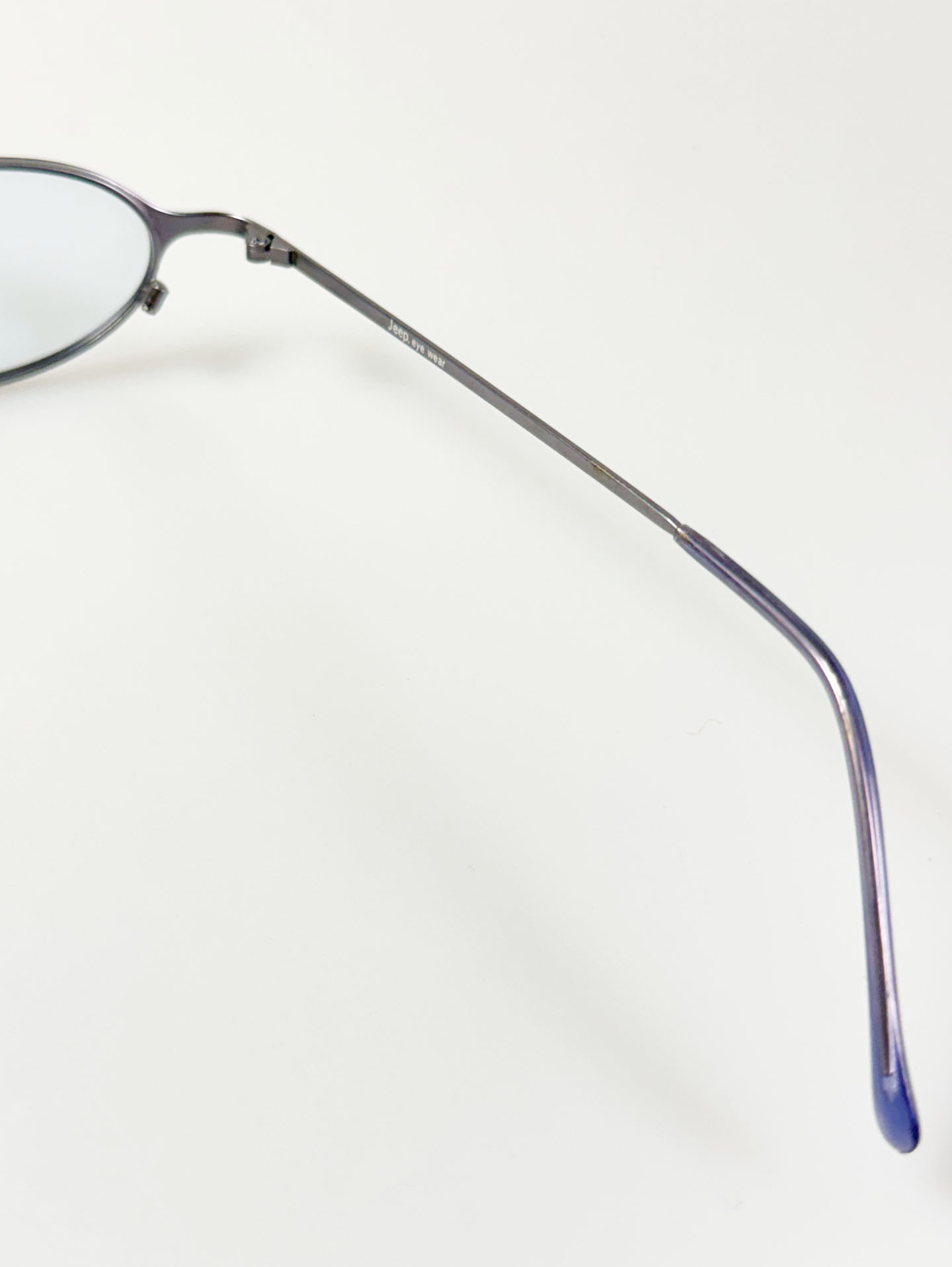 JEEP Blue Slim Oval Metal Tint Glasses