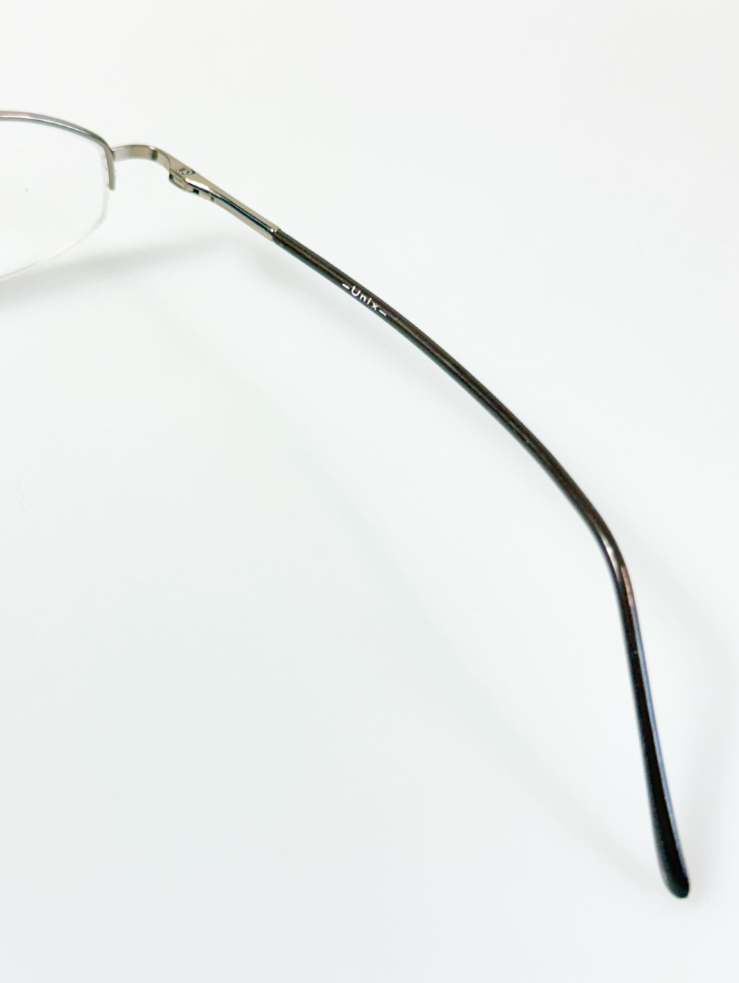 Unix Fashion Silver Half Rim Square Metal Glasses