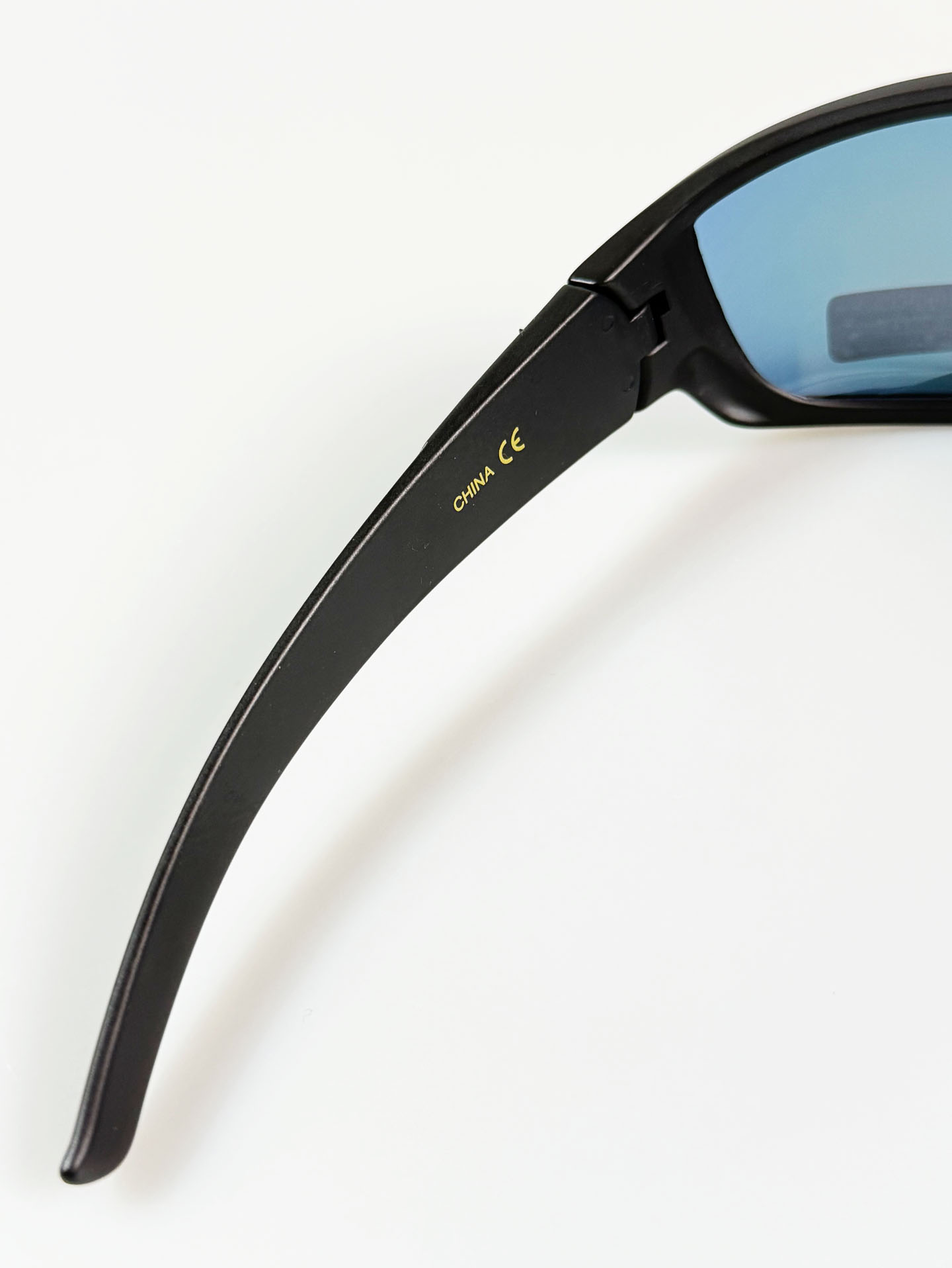 CHOPPERS Wraparound Matte Black Square Frame Sunglasses