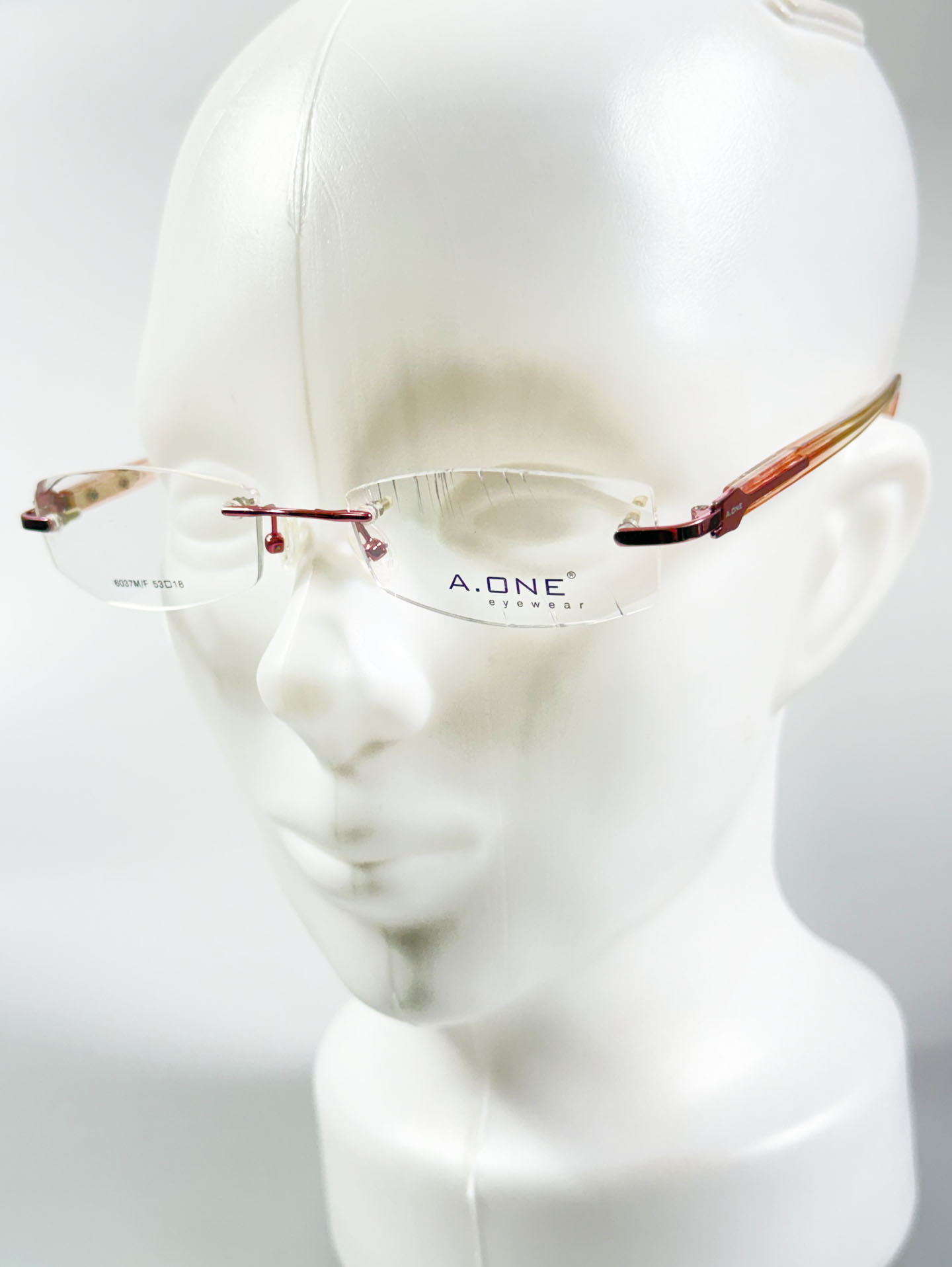 A.ONE Rimless Square Metal Glasses
