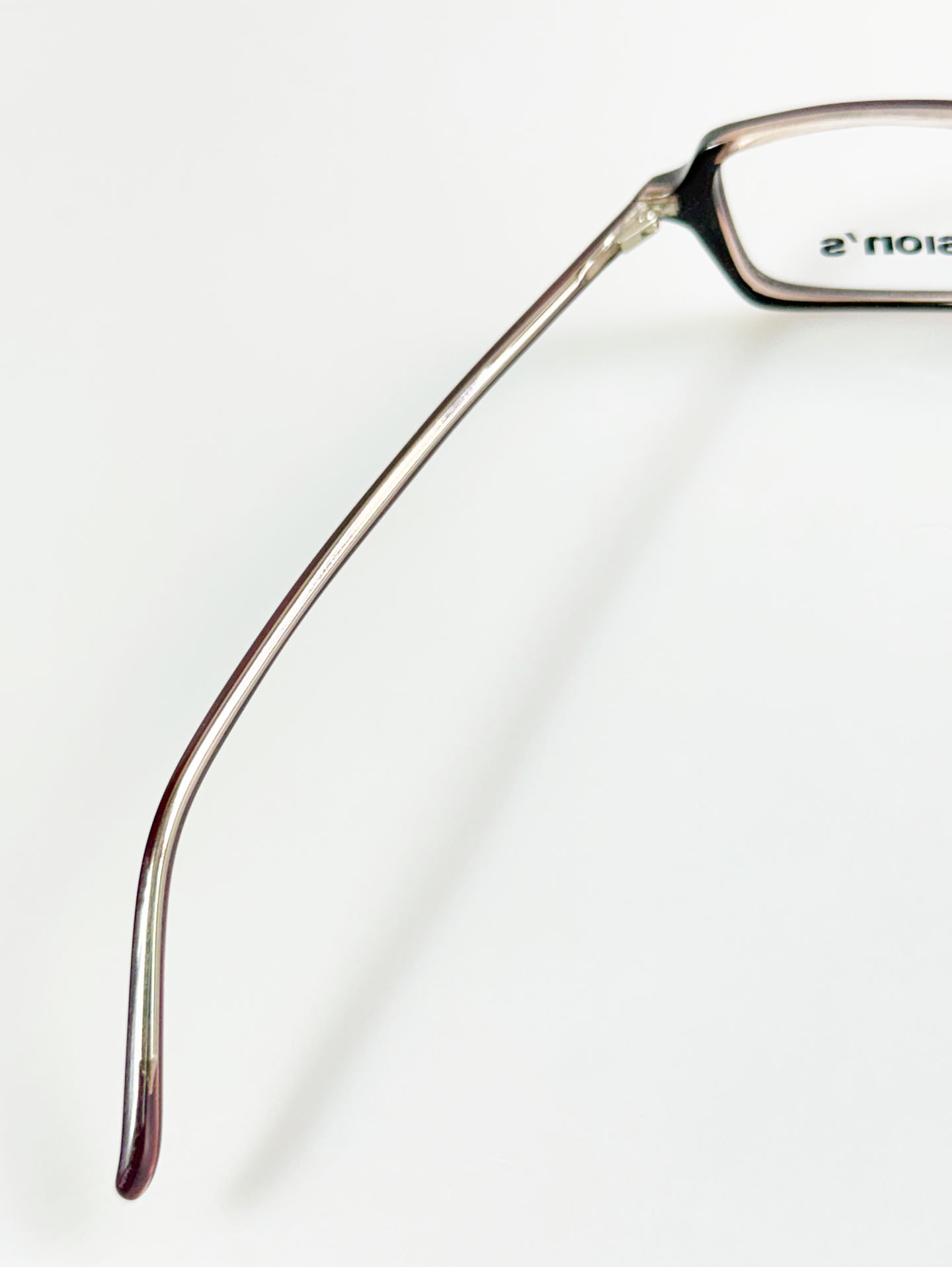 VISION'S Purple Square Acetate Glasses