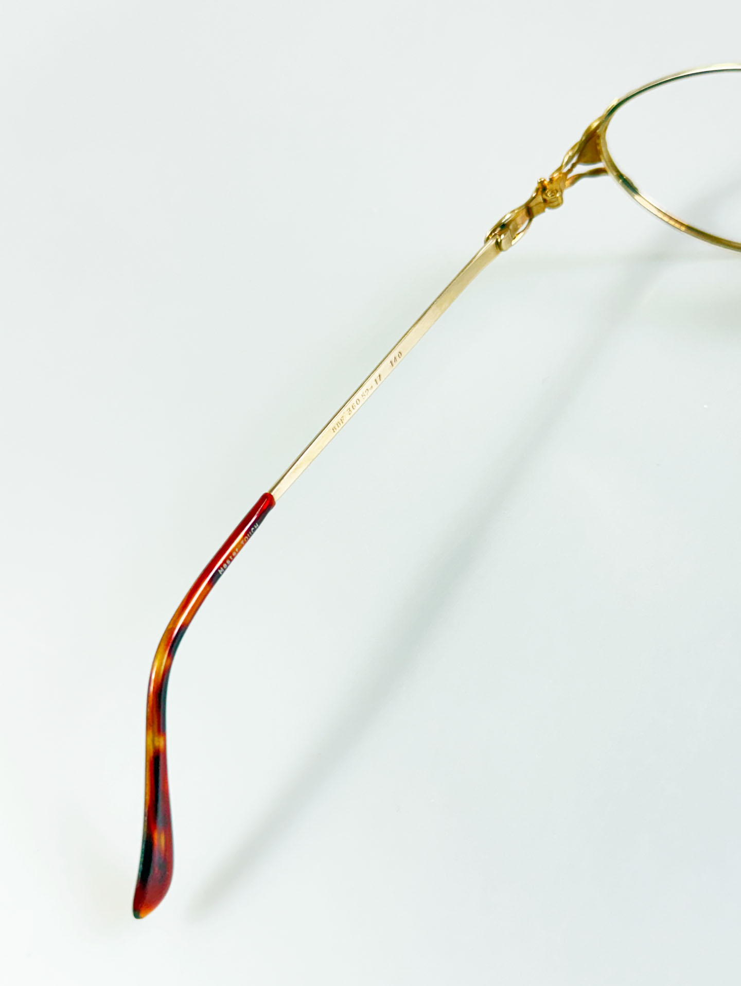 90’s P.S.C FASHION Gold Oval Metal Glasses