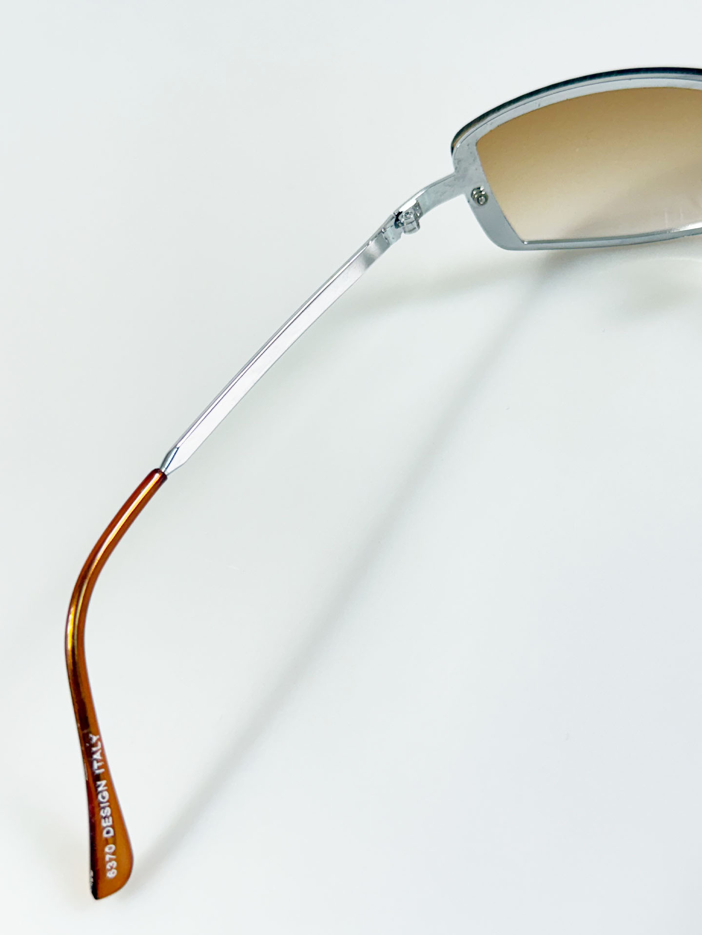 Rimless Square Metal Frame Tint Sunglasses
