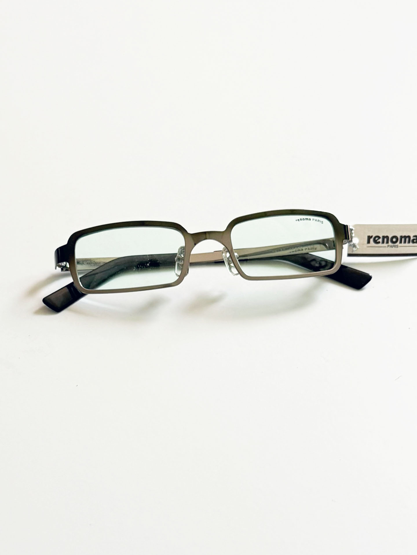 RENOMA PARIS Silver Square Metal Tint Glasses