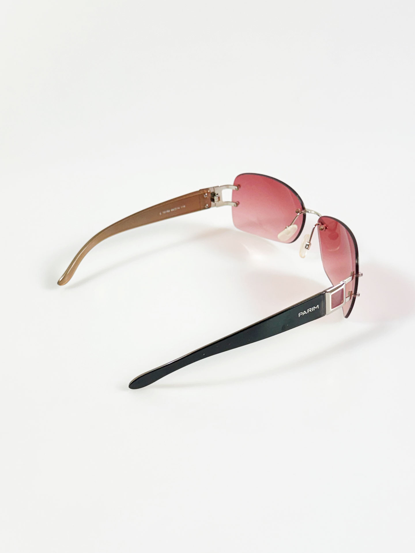 PARIM Rimless Square Shield Tint Sunglasses