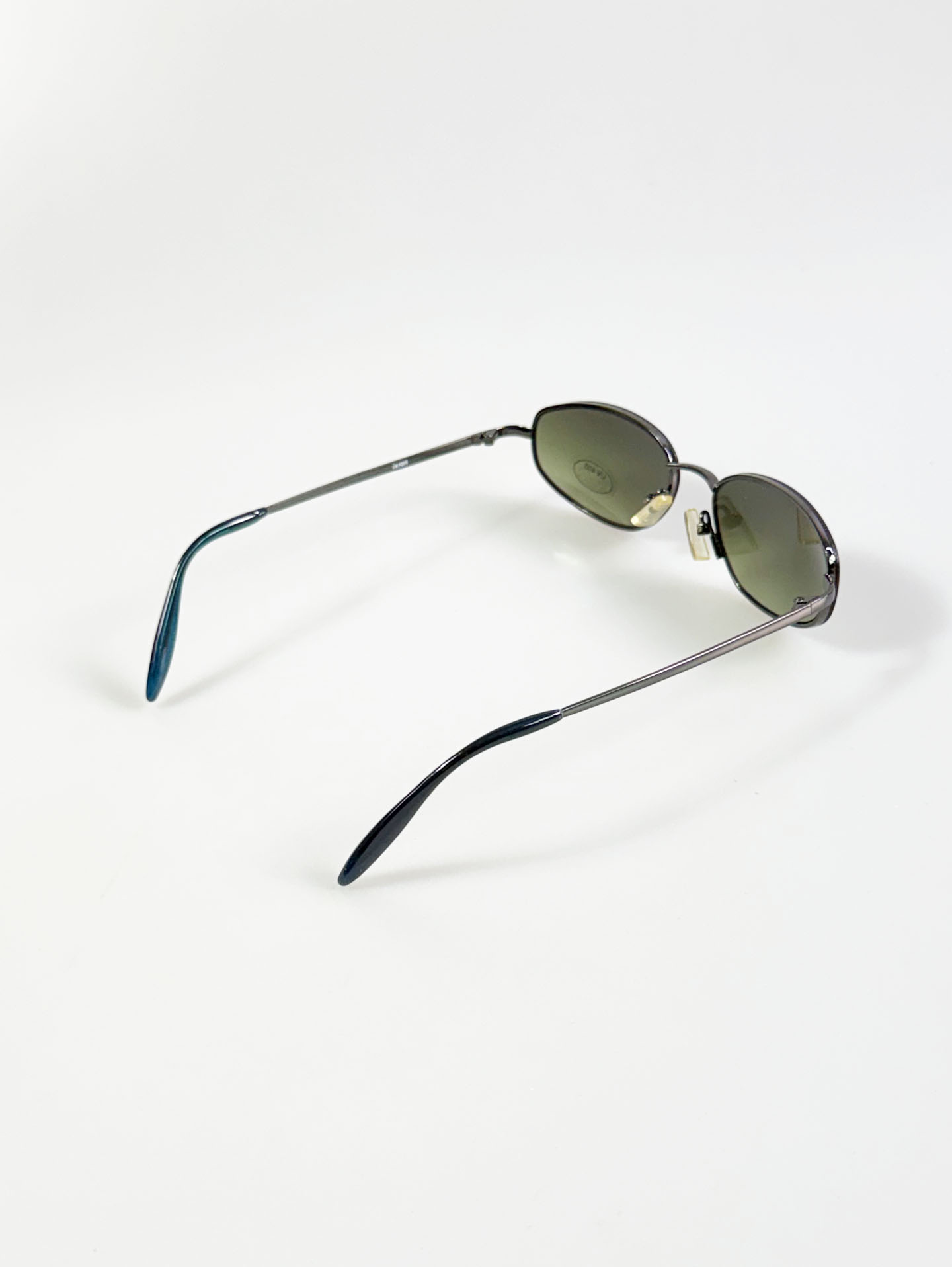 IXRON Rimless Oval Metal Tint Sunglasses