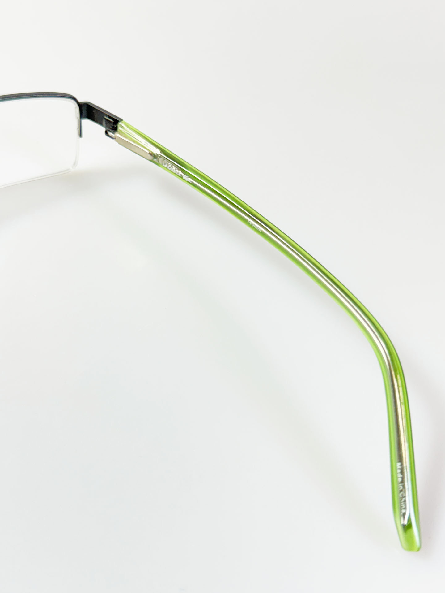 LACOSTE Square Half Rim Metal Glasses