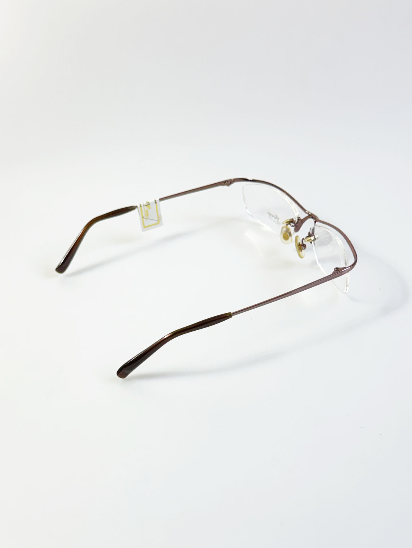 JEEP Half-Rim Square Metal Frame Glasses