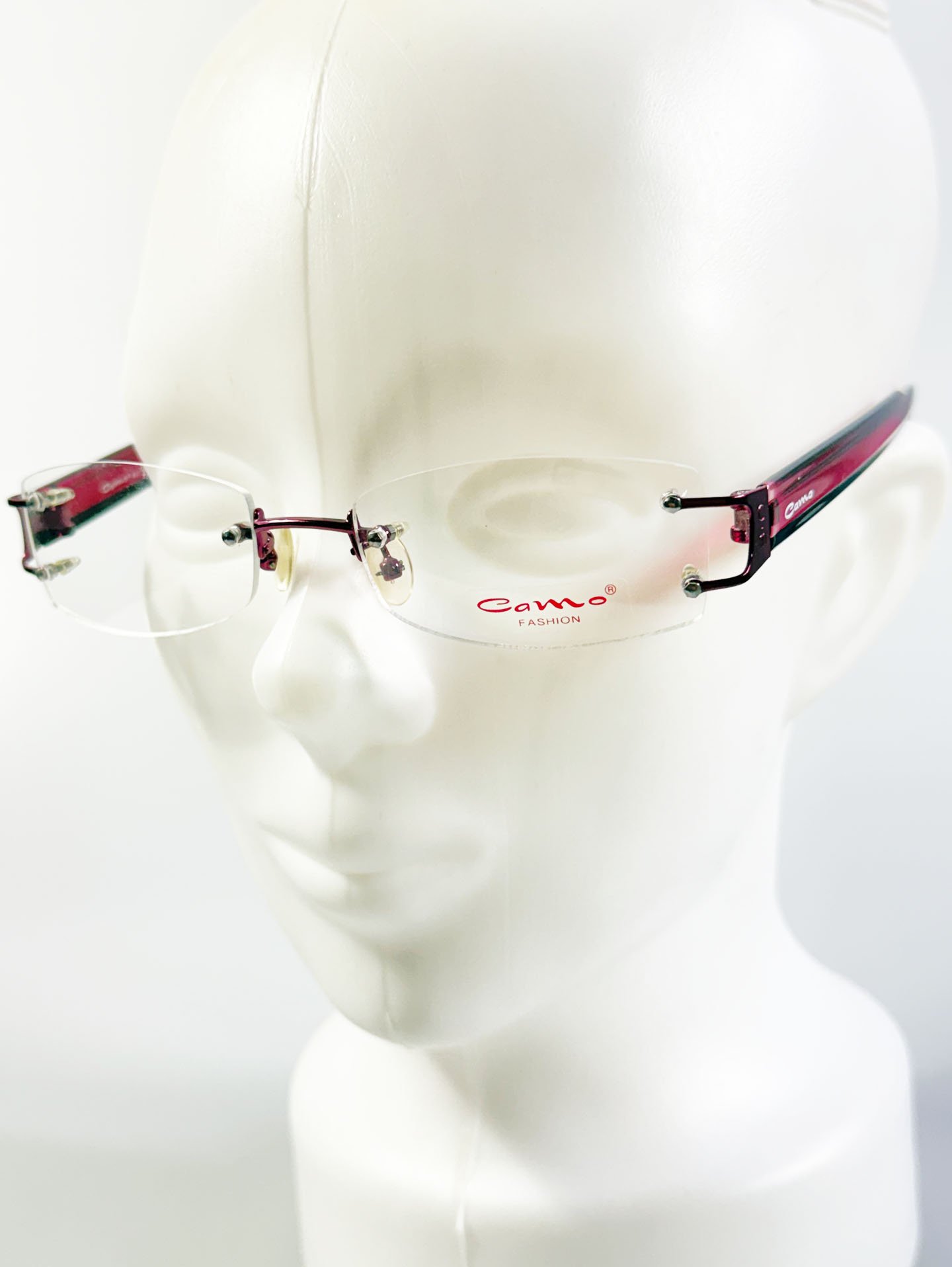 CAMO FASHION Rimless Square Metal Glasses