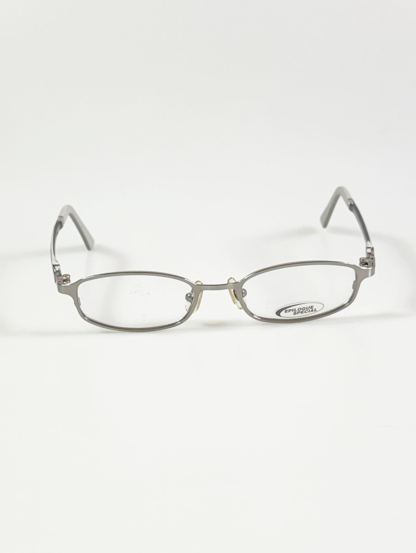 EPILOGUE Silver Square Metal Glasses