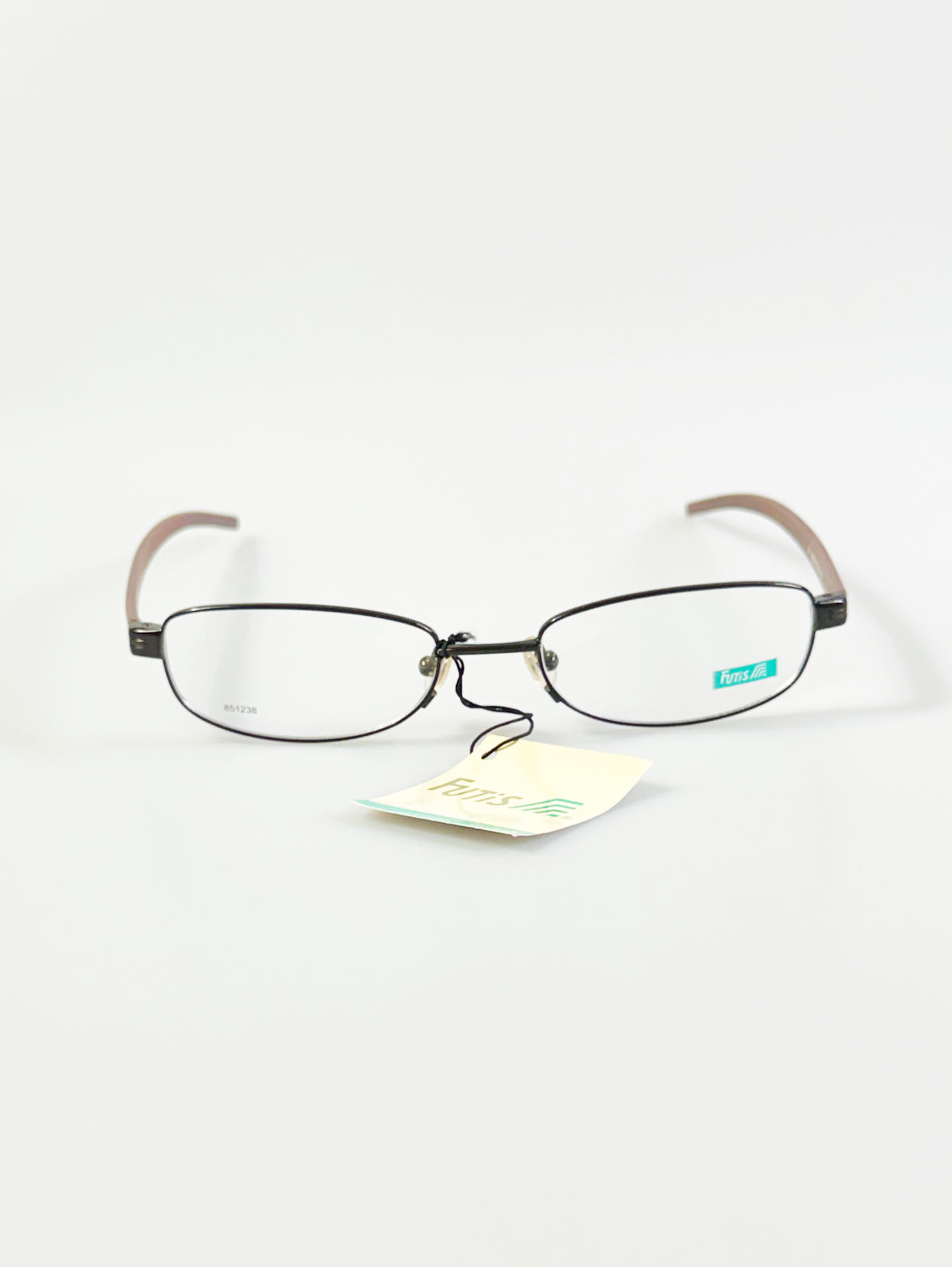 FUTIS Slim Square Gunmetal Glasses
