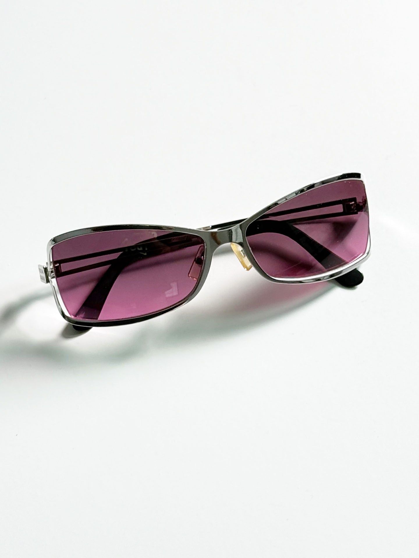 ISSAQUAH Silver Square Tint Sunglasses