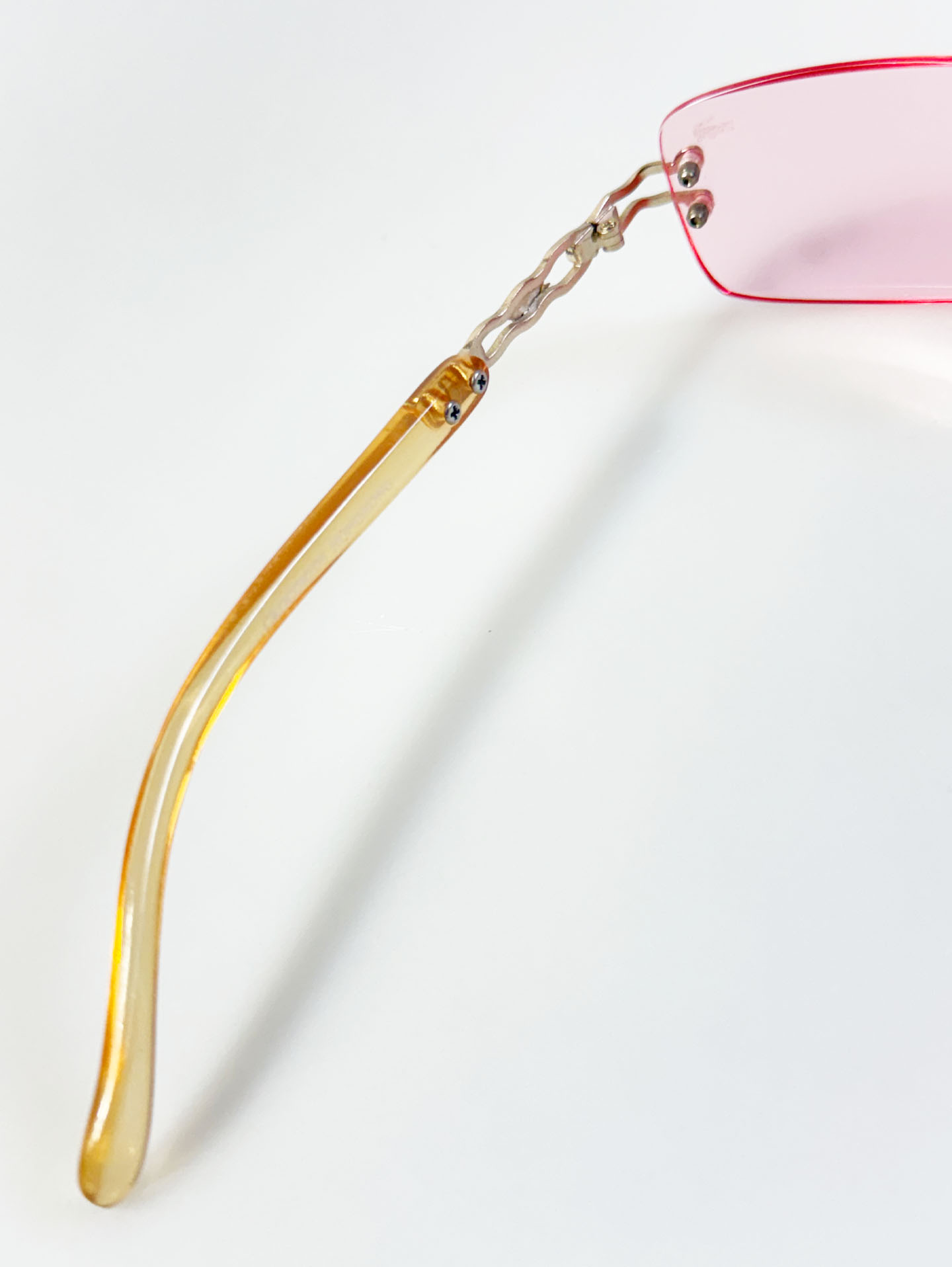 90's CROCOKIDS Rimless Square Tint Sunglasses