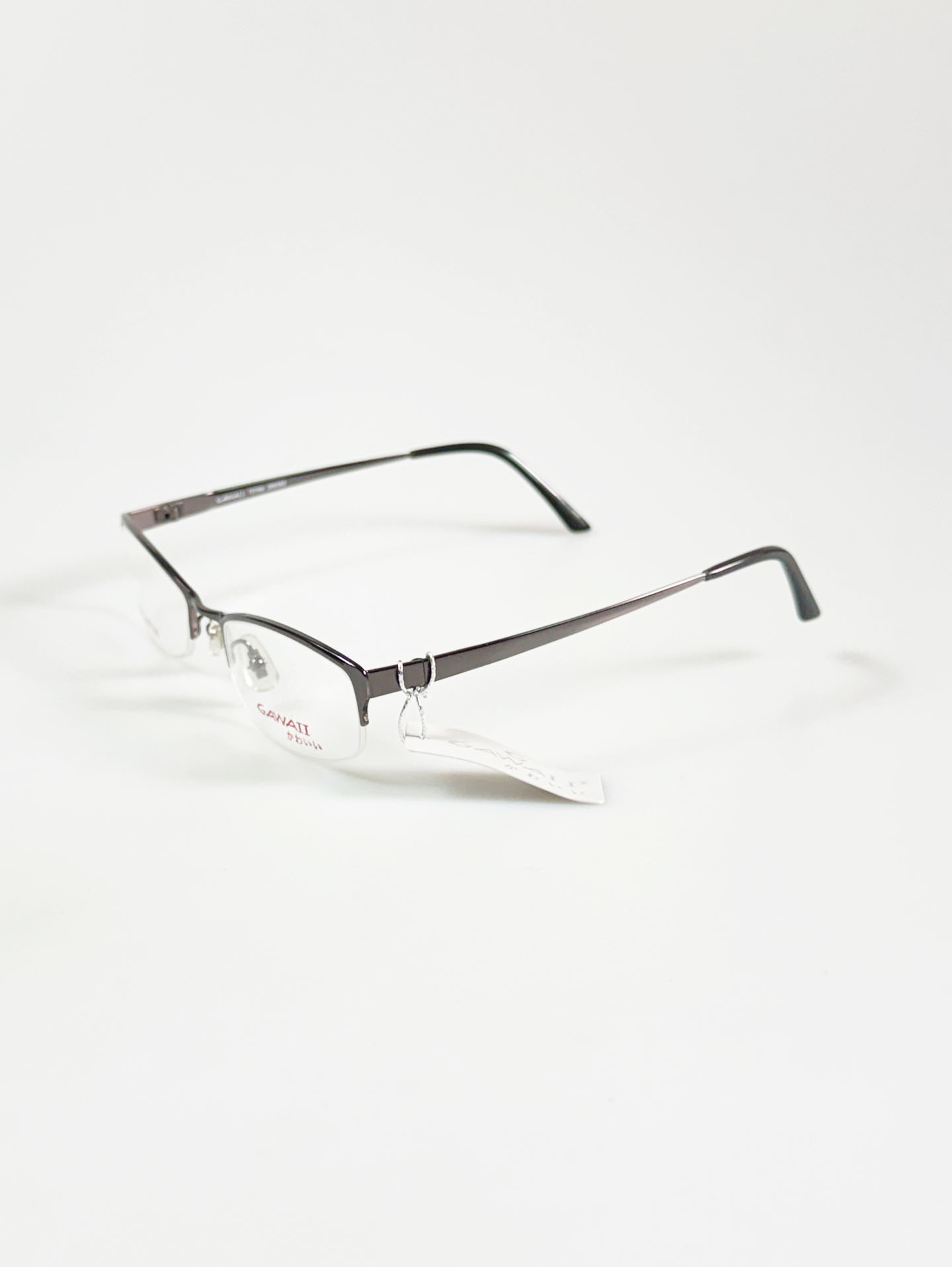 Series 01. GAWAII Vintage Titanium Semi-Rimless Eyewear Collection