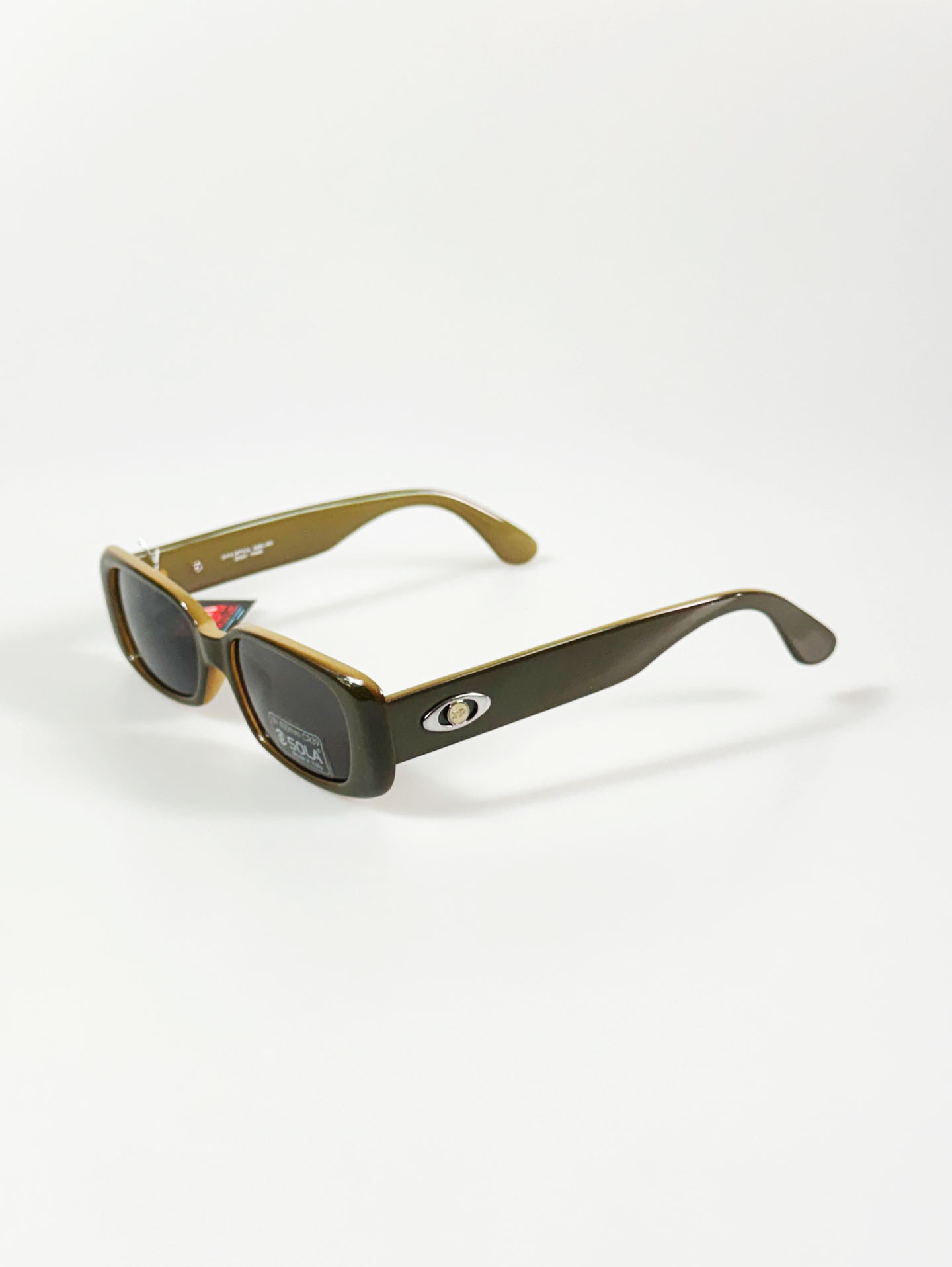 90’s OPEN Deep Olive Bold Square Sunglasses