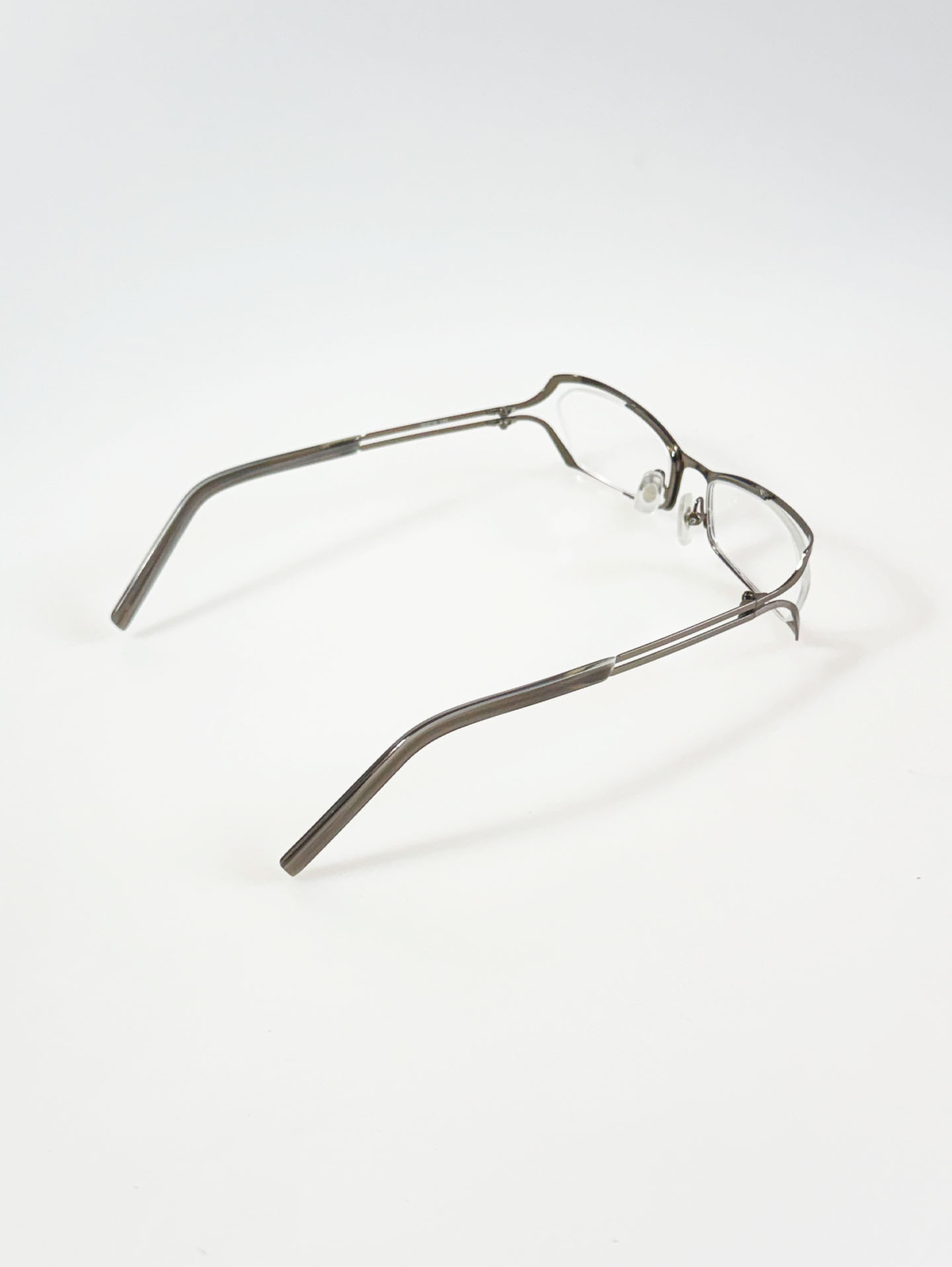 DENEBOLA Black & Silver Geometric Rectangular Glasses Collection / 2 Colors