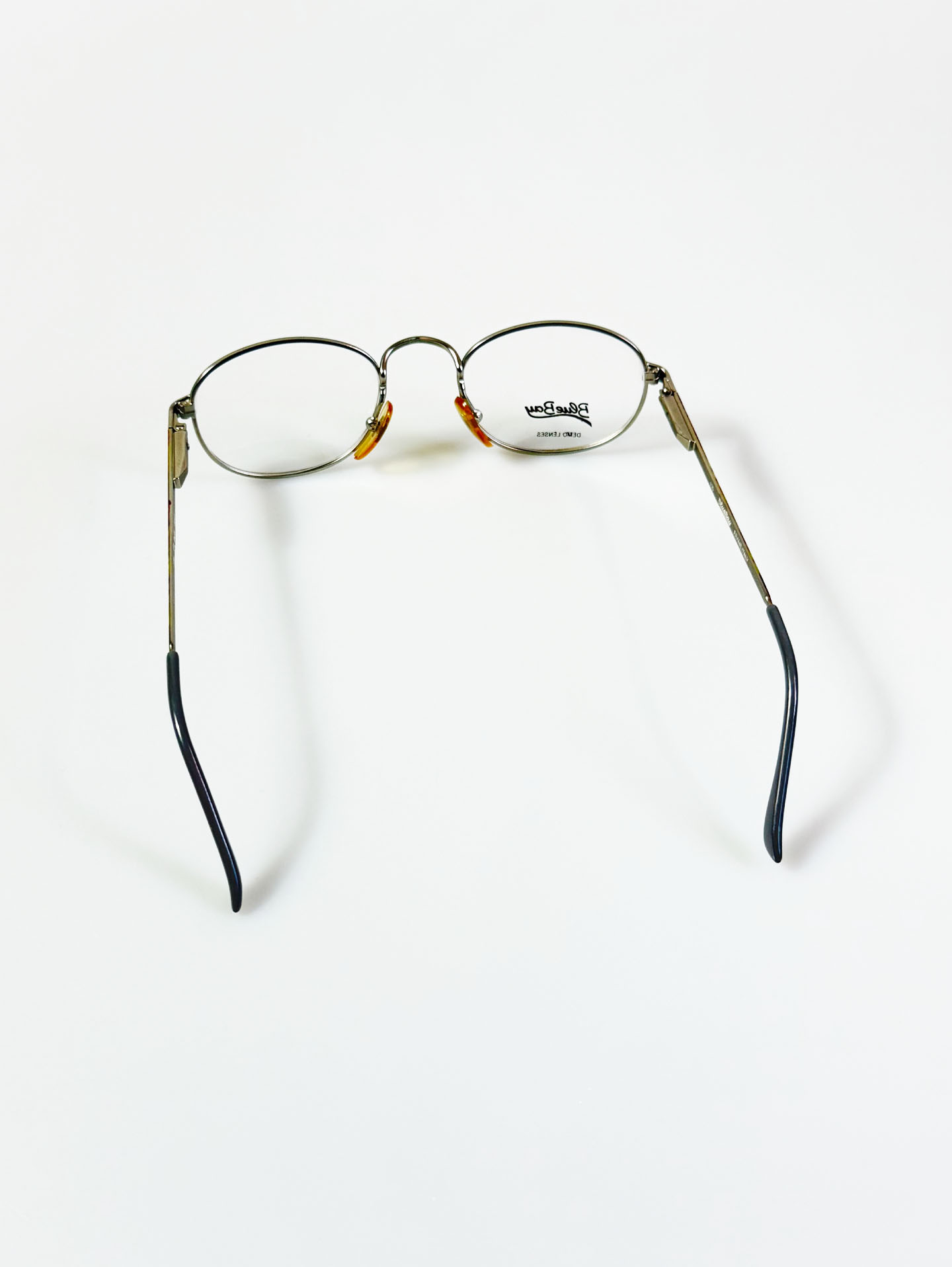 90’s BlueBay Silver Tone Slim Oval Metal Glasses