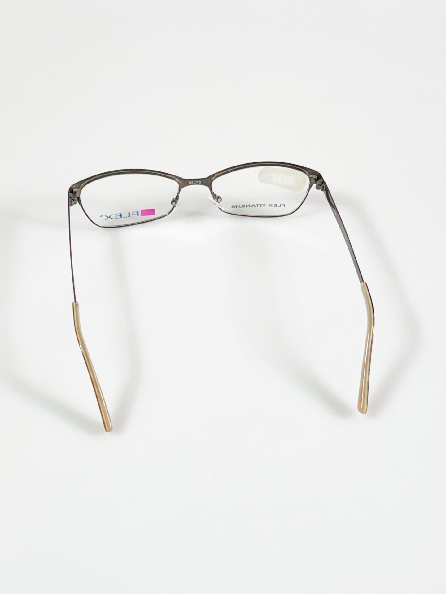 TI FLEX Titanium Slim Square Frame Glasses