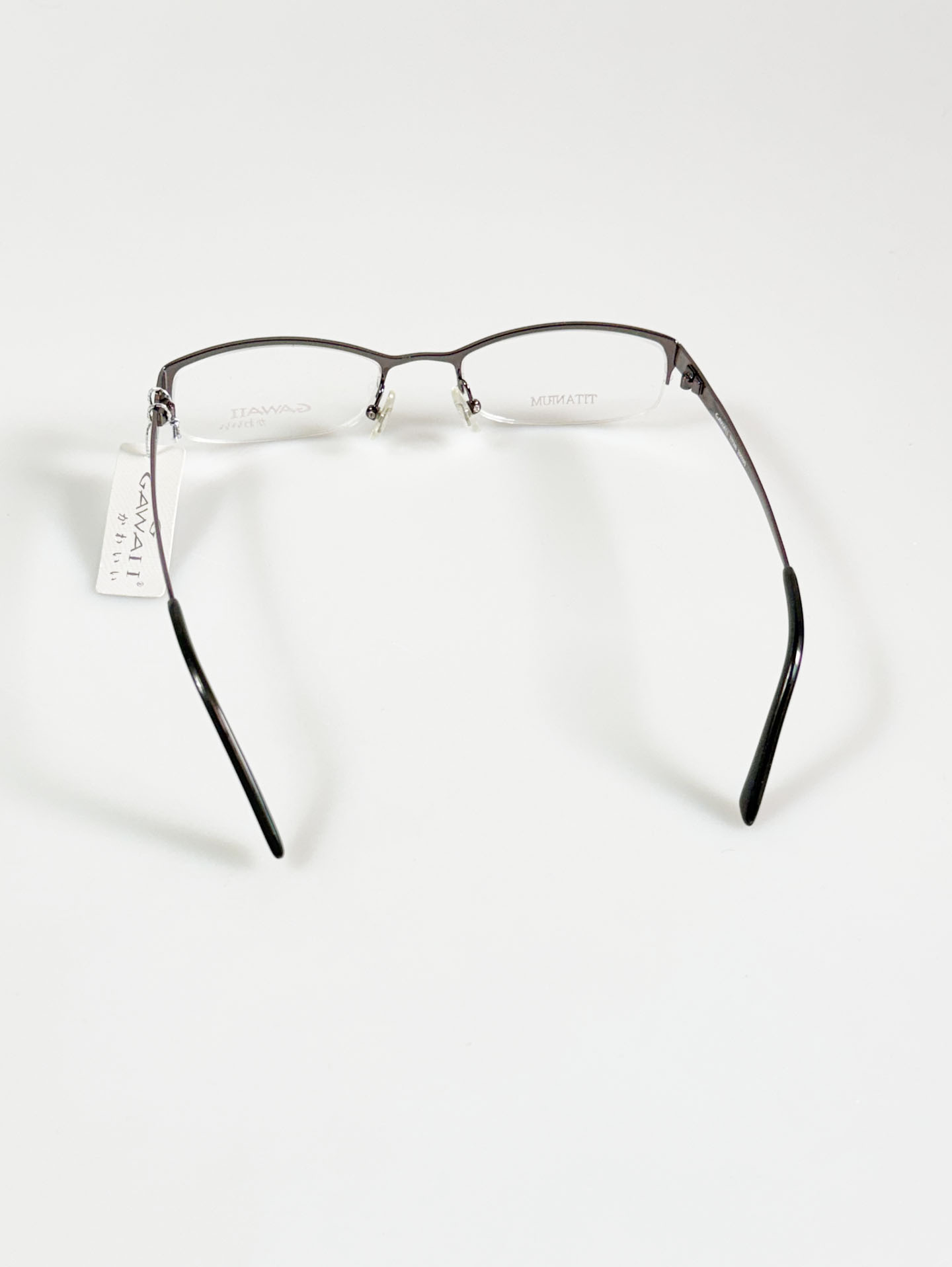 Series 01. GAWAII Vintage Titanium Semi-Rimless Eyewear Collection
