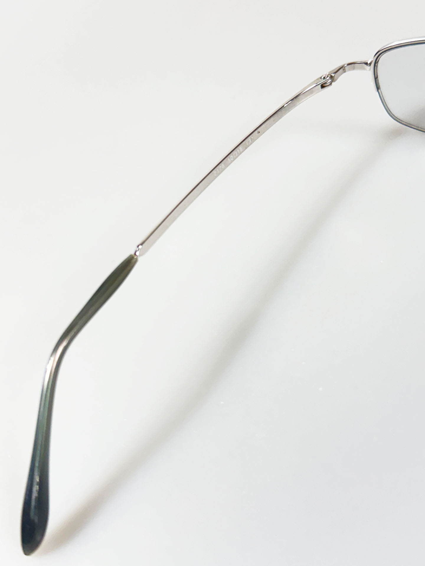 Semoremo Silver Semi-Rimless Square Metal Frame Glasses