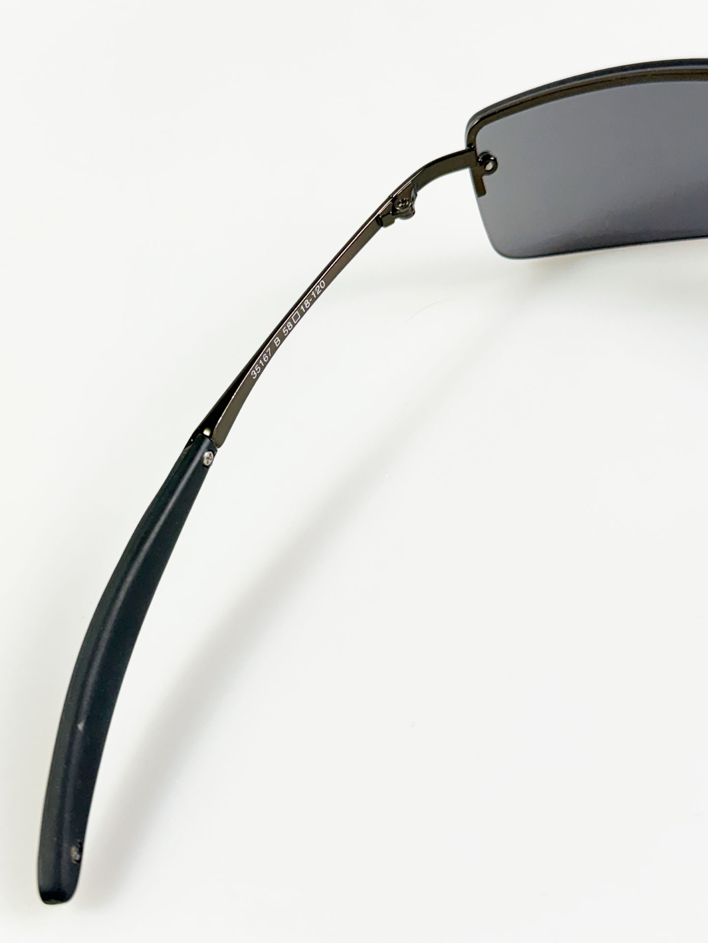90's UNOSOLEIL Rimless Square Metal Sunglasses