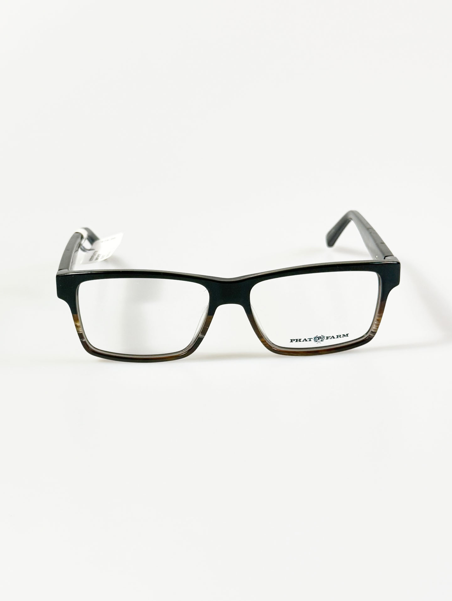 PHAT FARM Gradient Two-Tone Bold Square Glasses