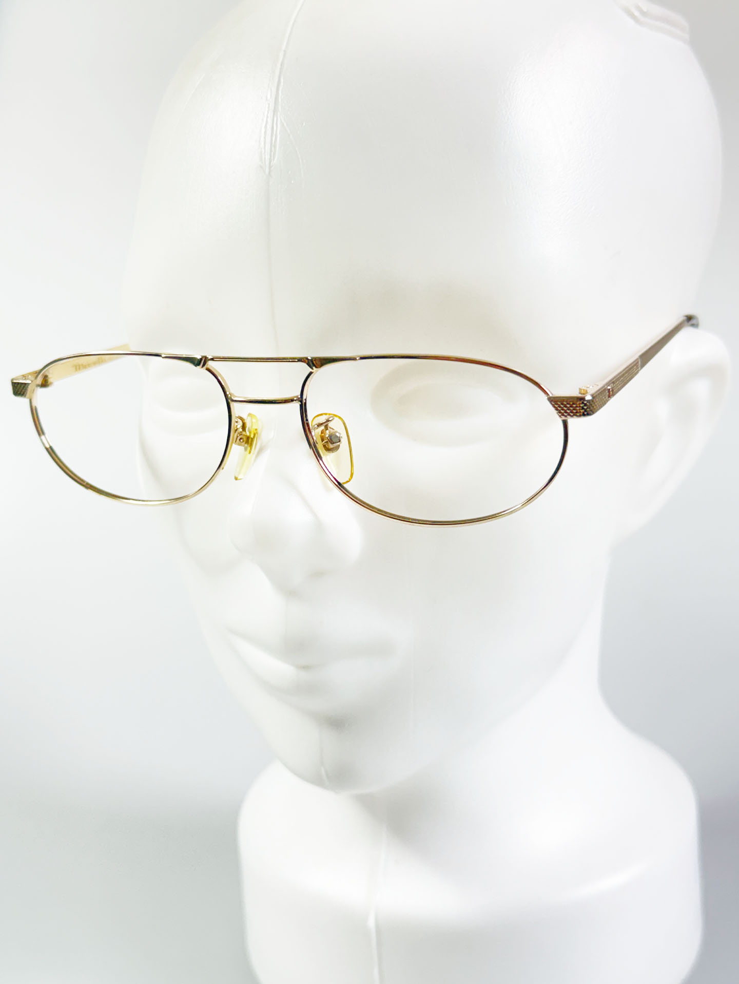 Marelli Gold Square Metal Boeing Frame Glasses