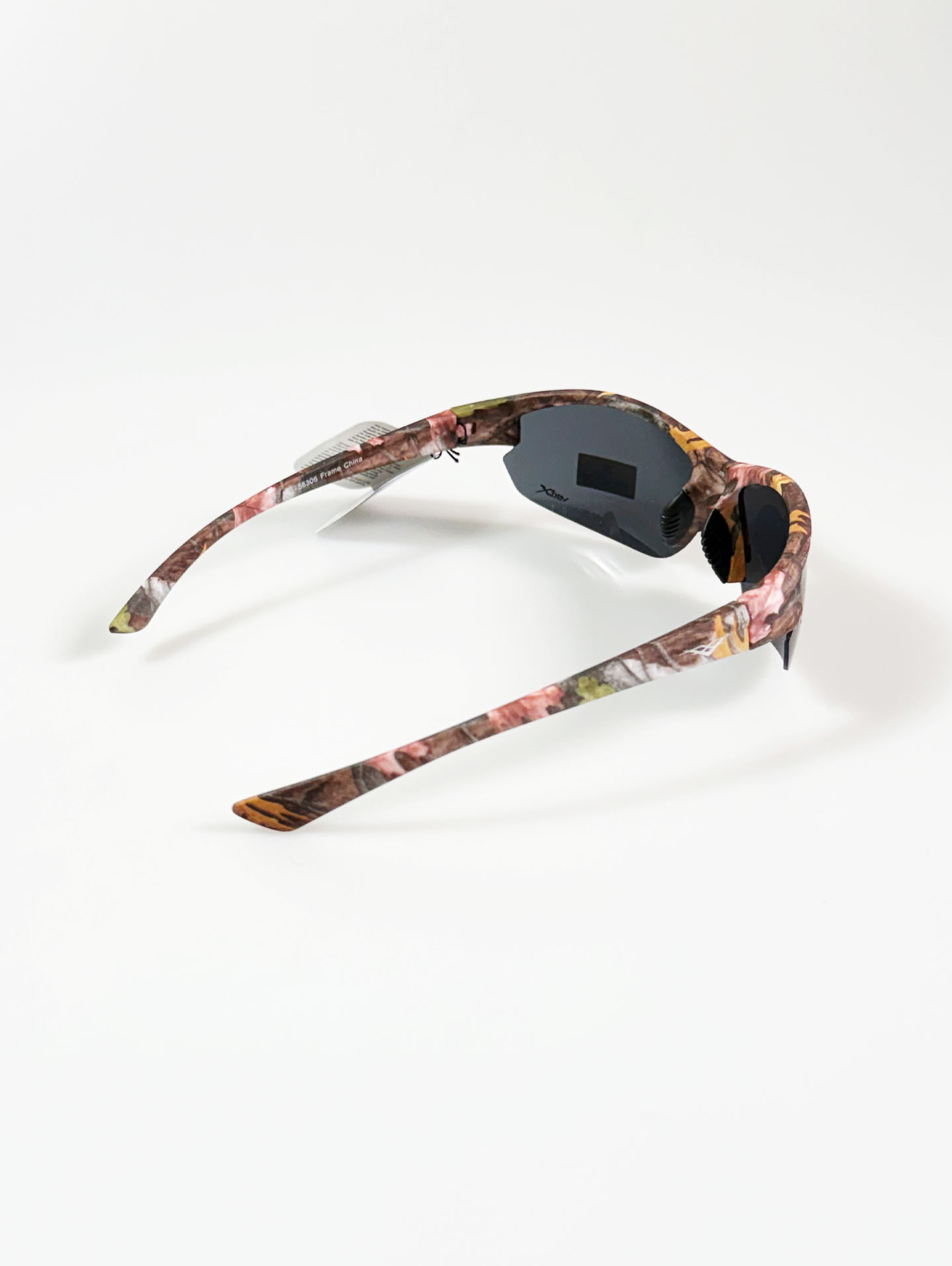 VERTX Realtree Pattern Wraparound Half-Rim Sunglasses