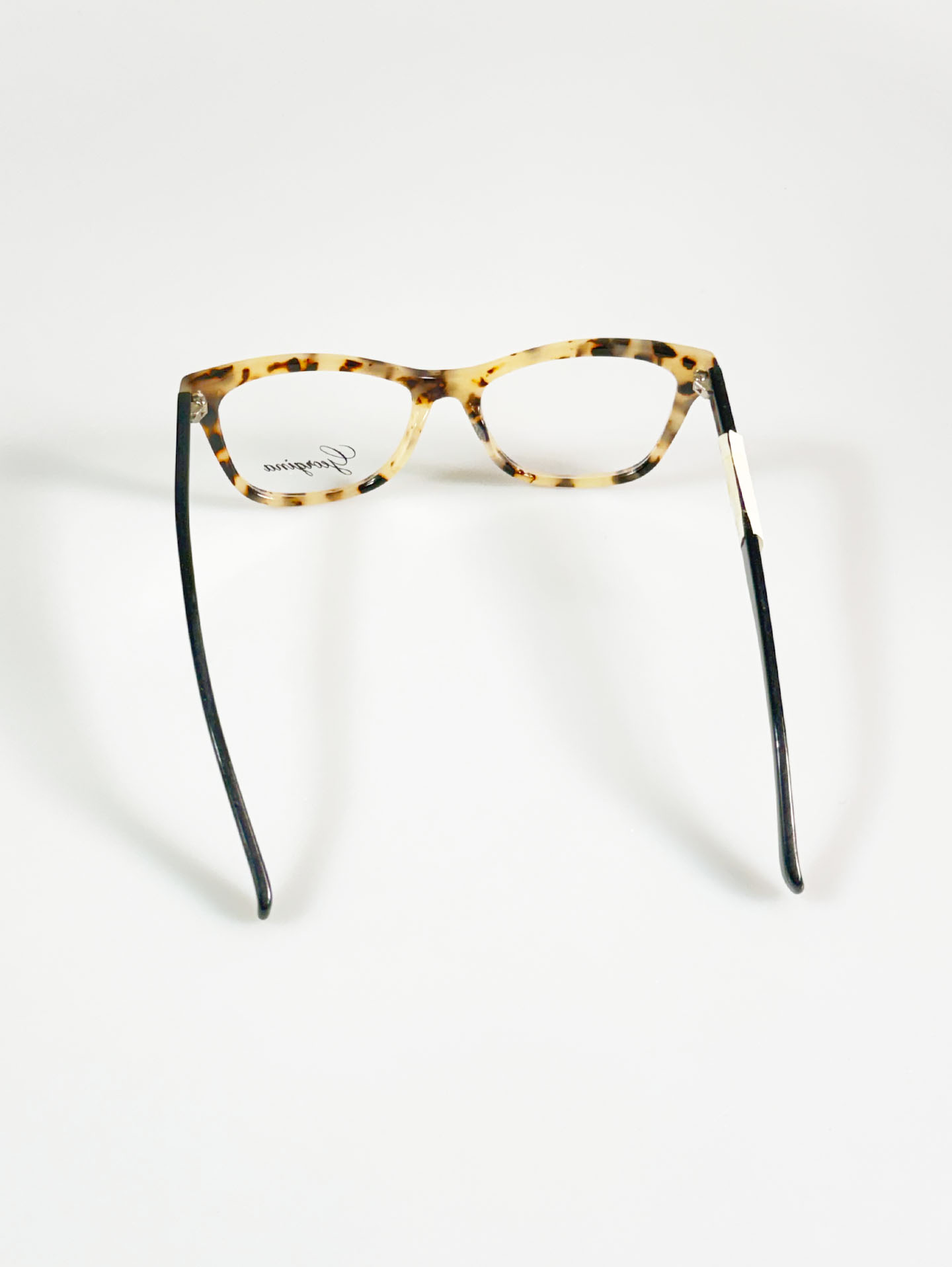 GEORGINA Cat-Eye Tortoise Horn-Rim Frame Glasses