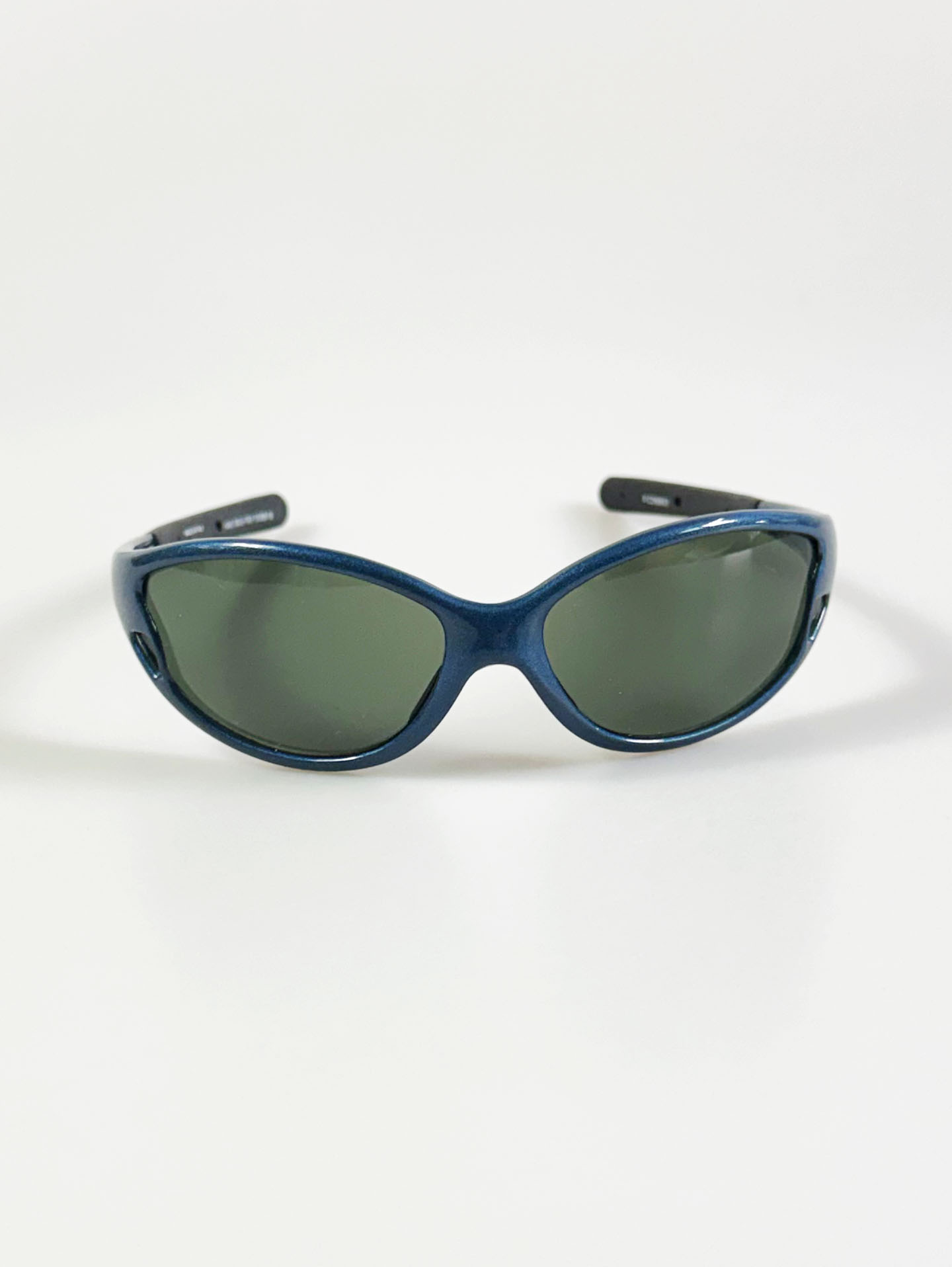 90's Blue Wraparound Sports Frame Sunglasses