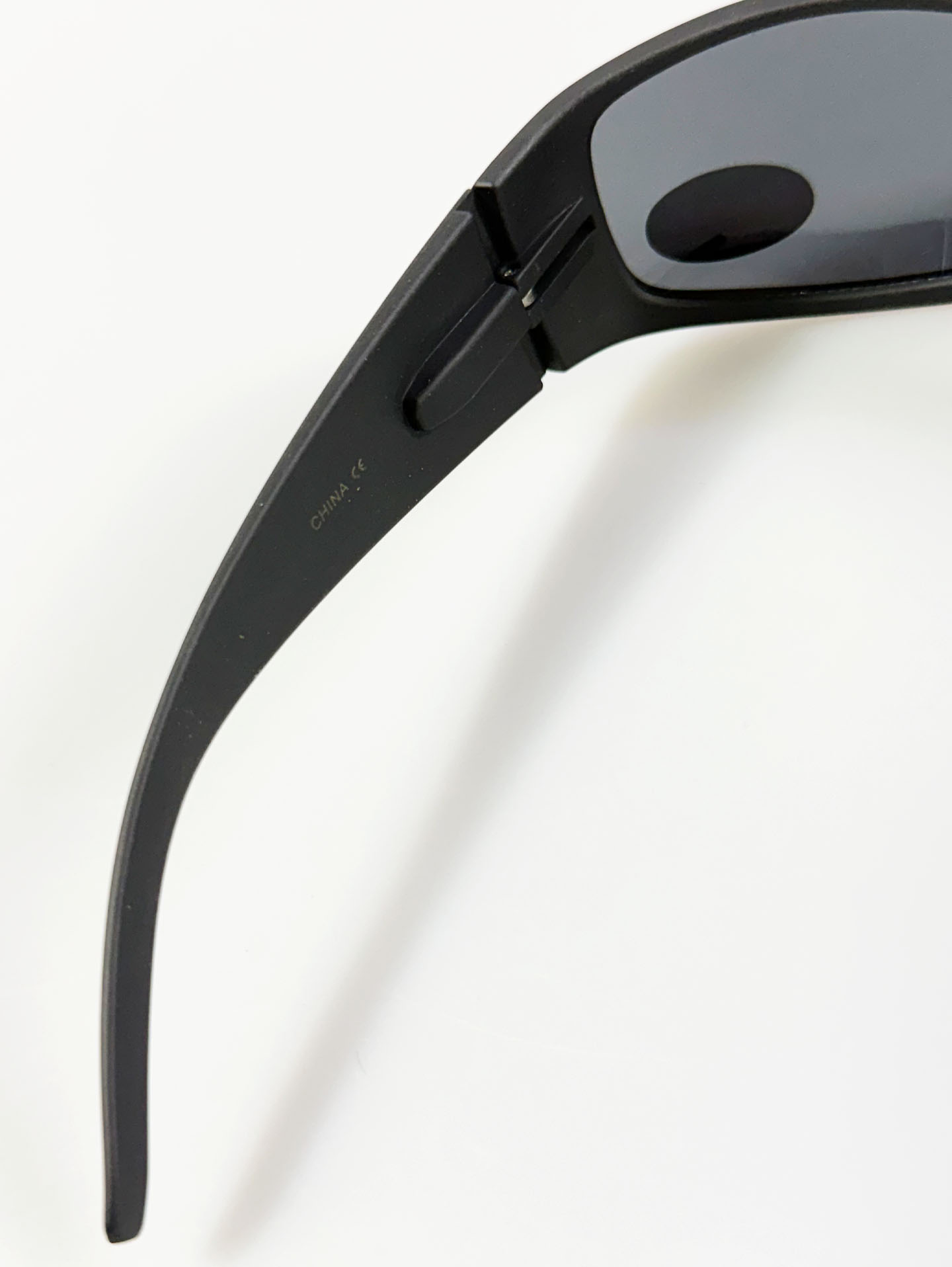 CHOPPERS Matte Black Wraparound Sports Sunglasses