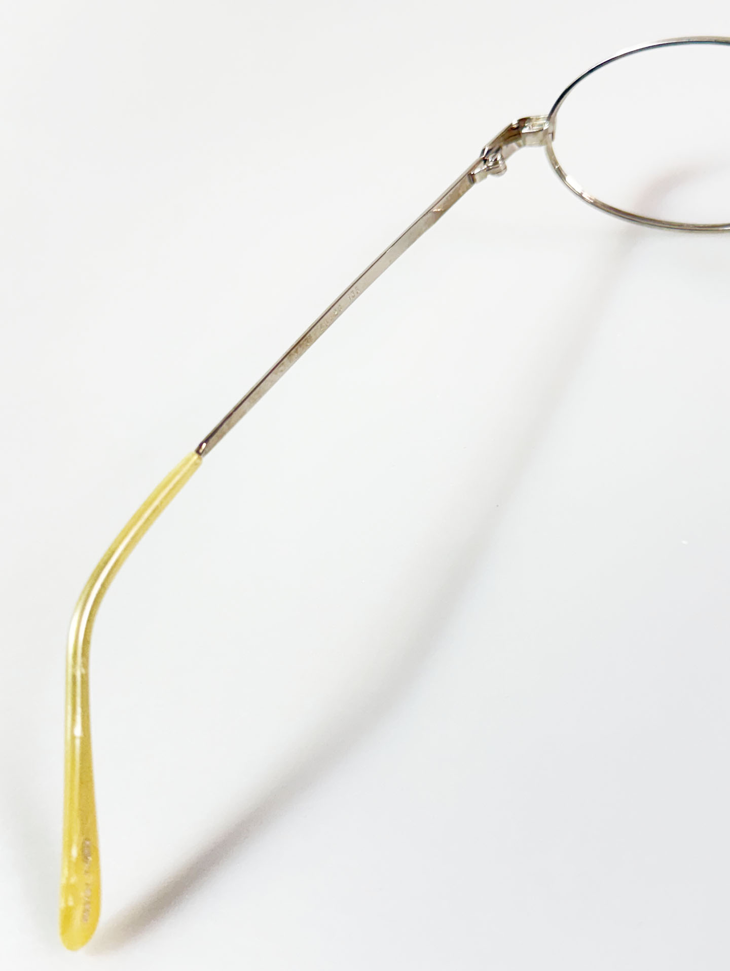 P.S.C. FASHION Silver Oval Metal Frame Glasses