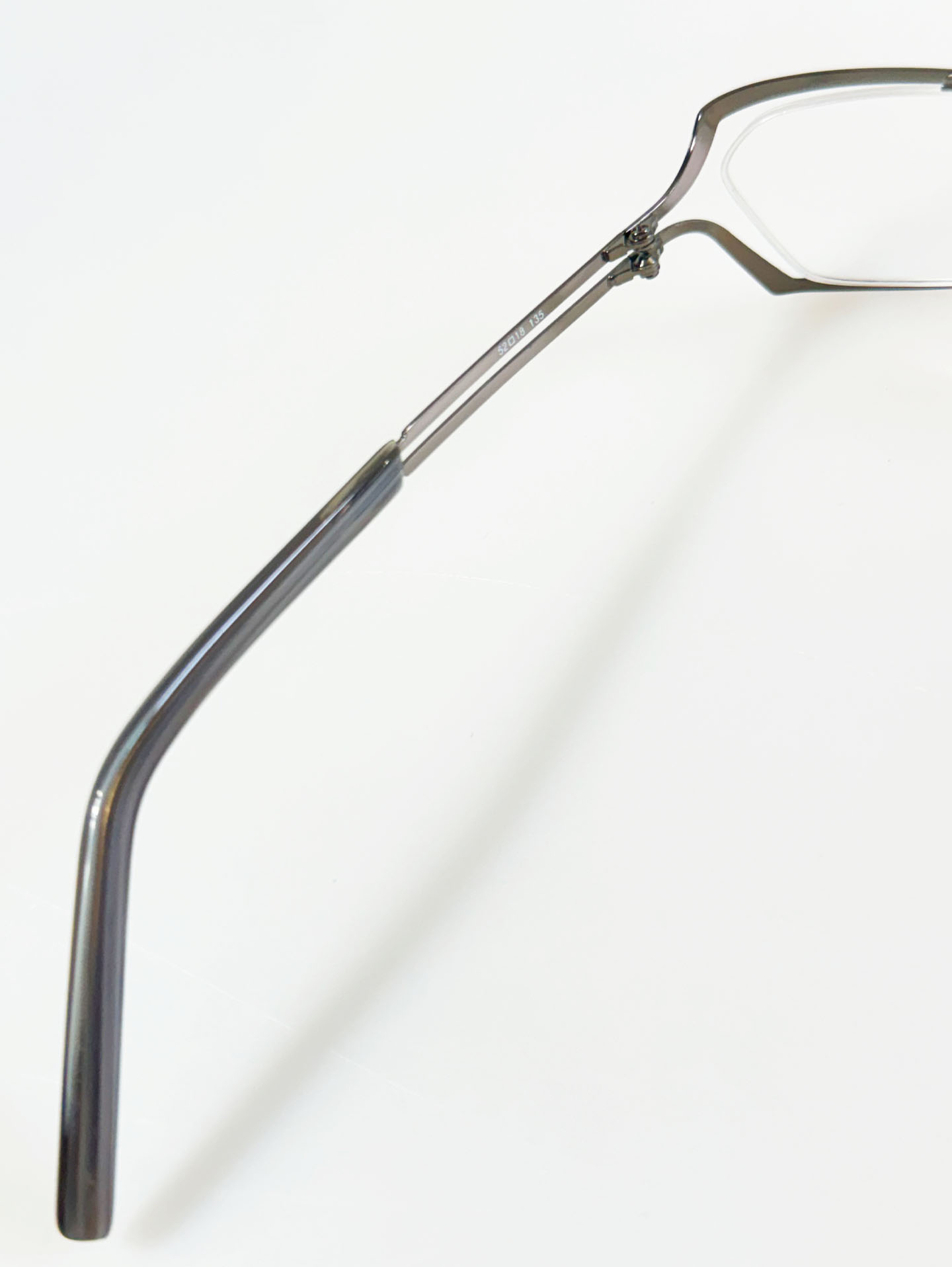 DENEBOLA Black & Silver Geometric Rectangular Glasses Collection / 2 Colors