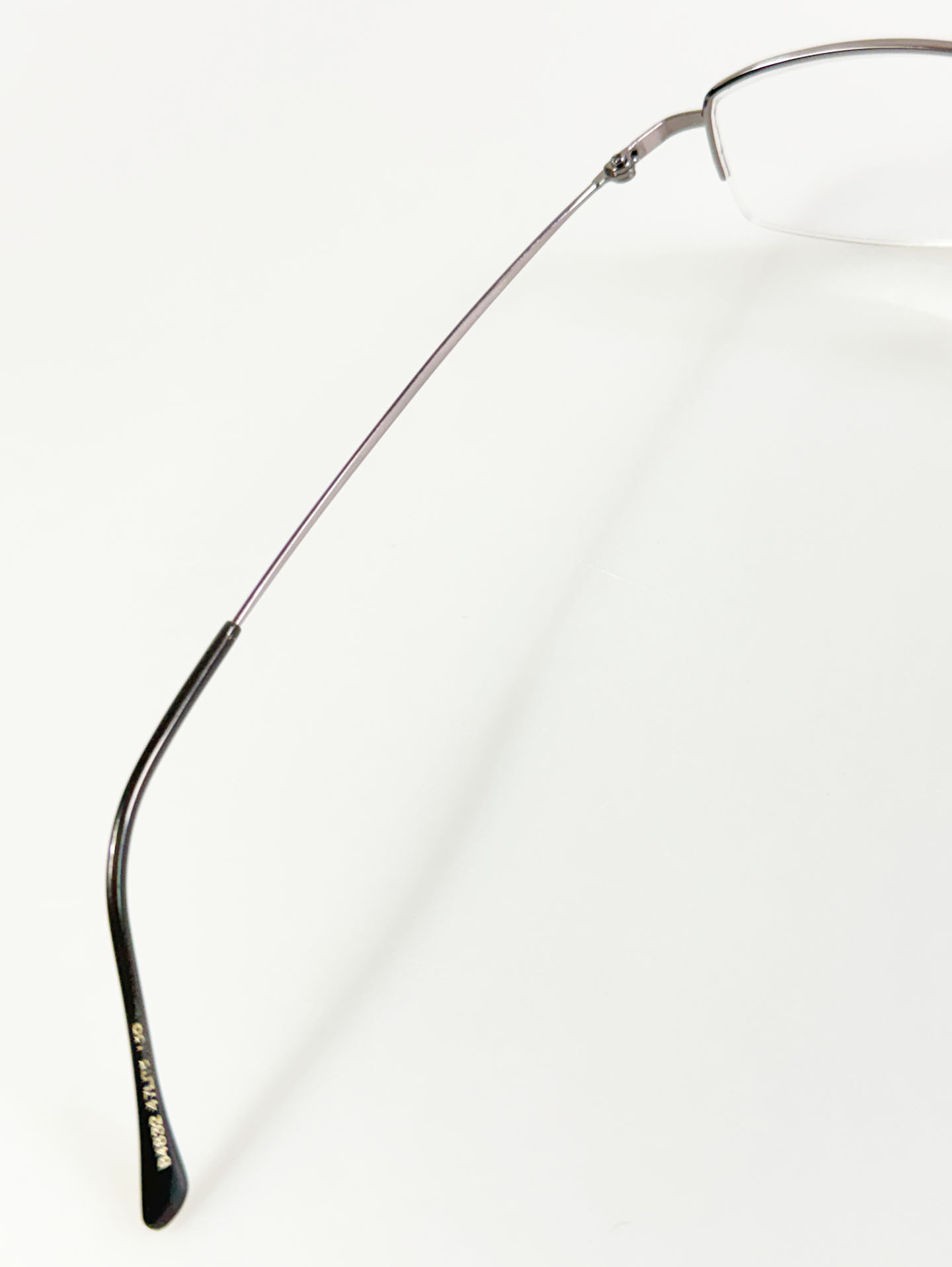 InToo Silver Half-Rim Square Metal Glasses