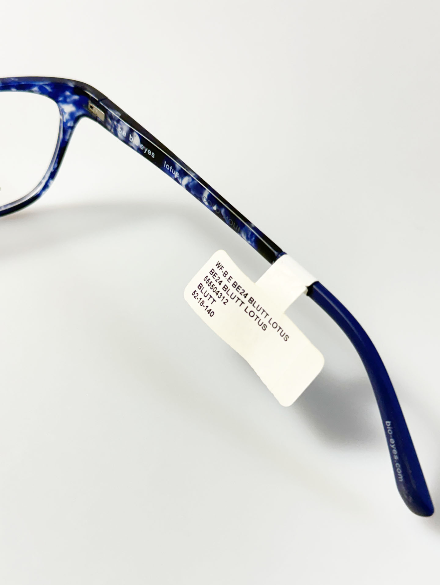Bio Eyes Blue Marble Wayfarer Frame Glasses