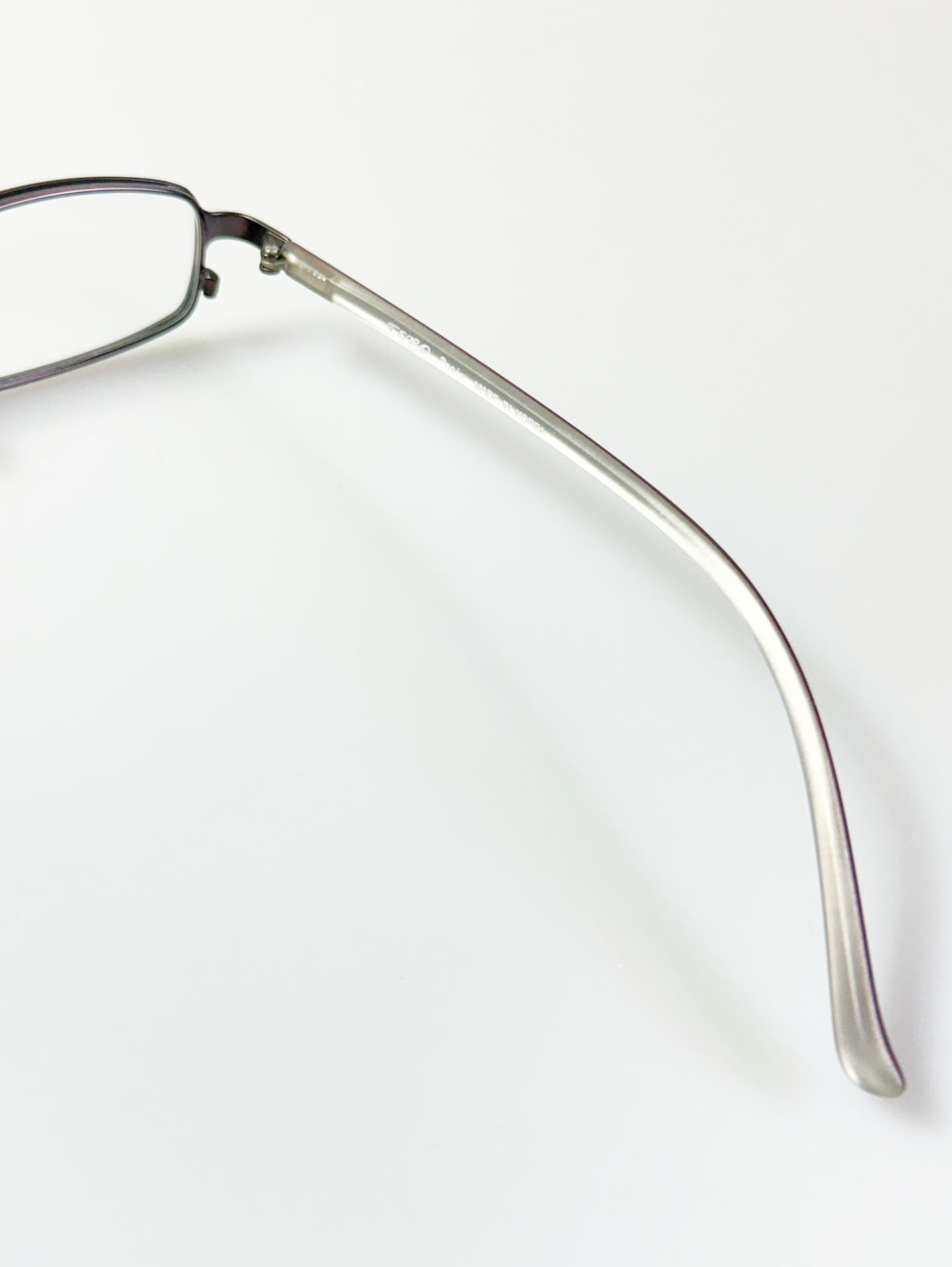 ESRO Slim Square Deep Brown Metal Glasses