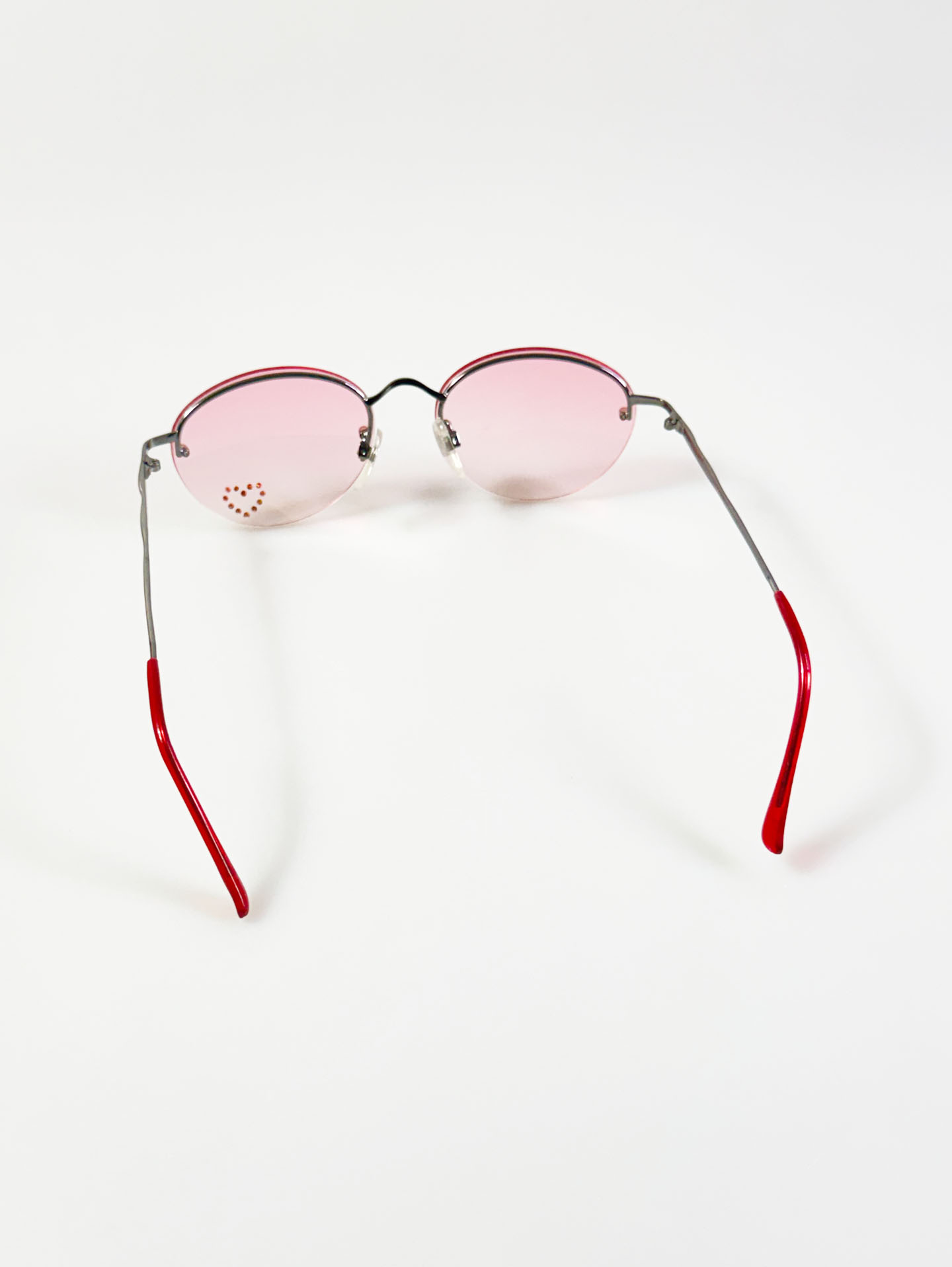BLUE POINT Rimless Oval Metal Tint Sunglasses