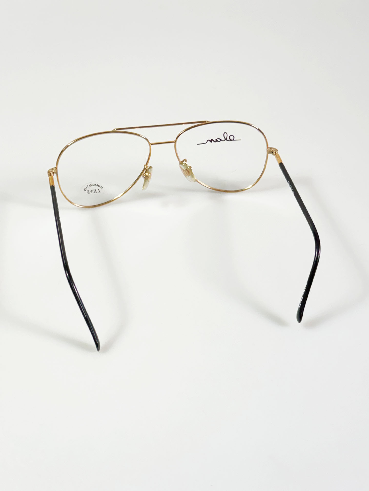90's ELAN Gold Aviator Metal Frame Glasses