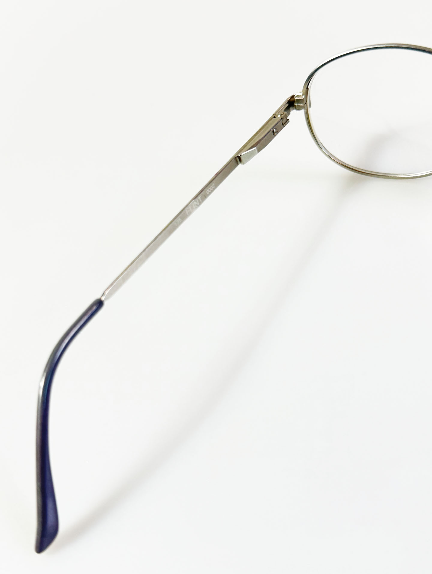 90’s BlueBay Silver Tone Slim Oval Metal Glasses