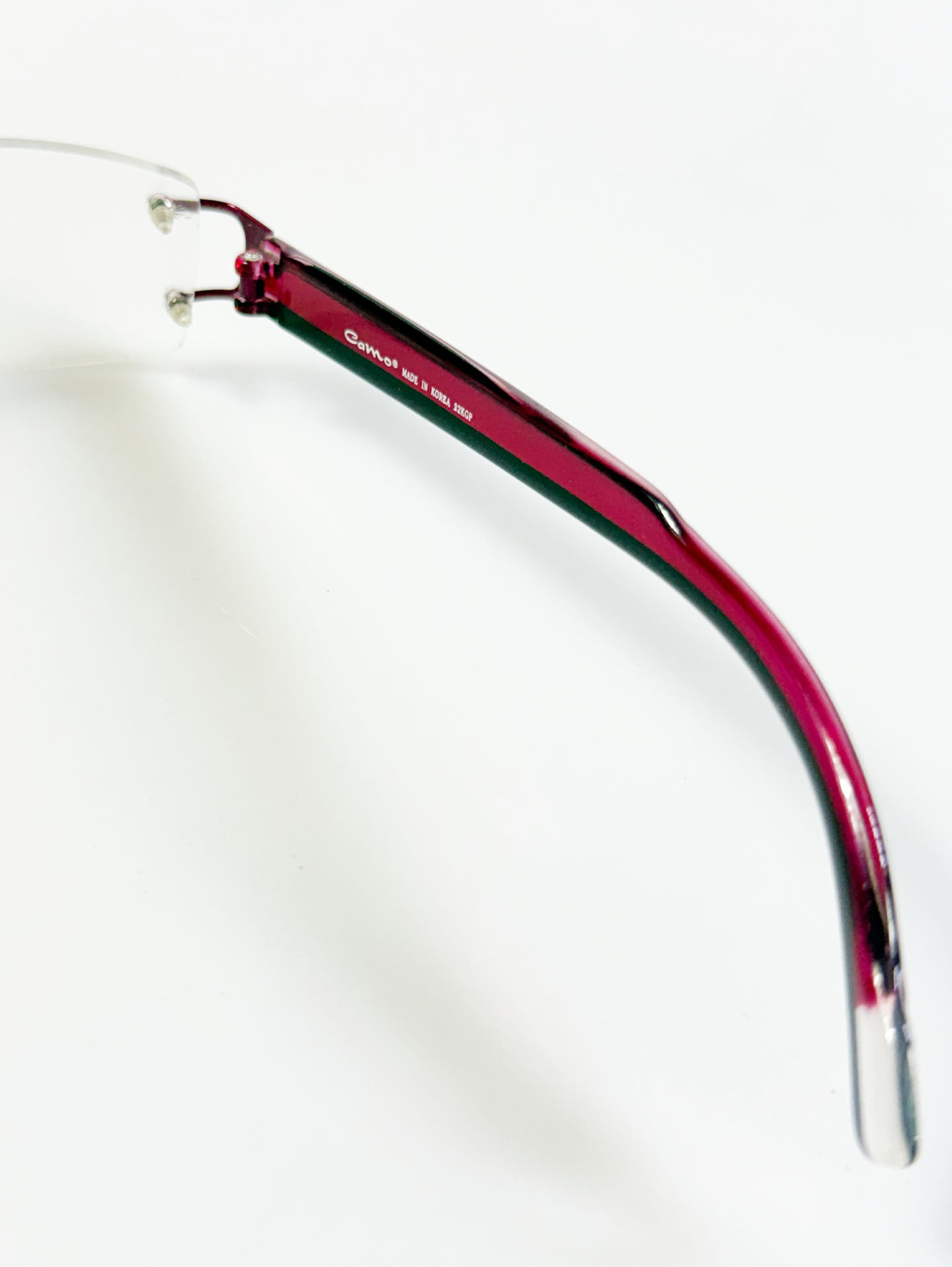 CAMO FASHION Rimless Square Metal Glasses