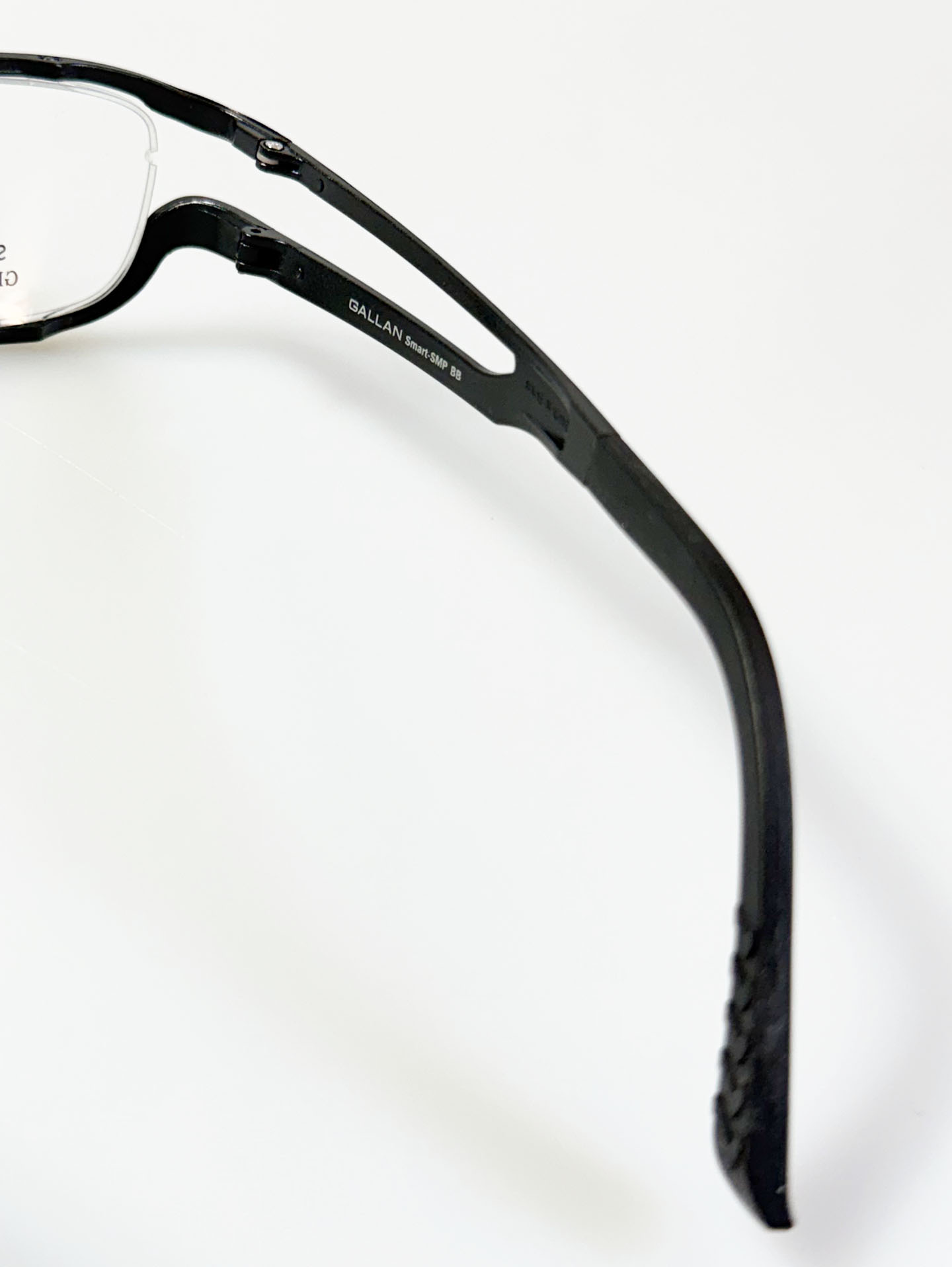 GALLAN Smart-SMP Black Slim Square Frame Glasses