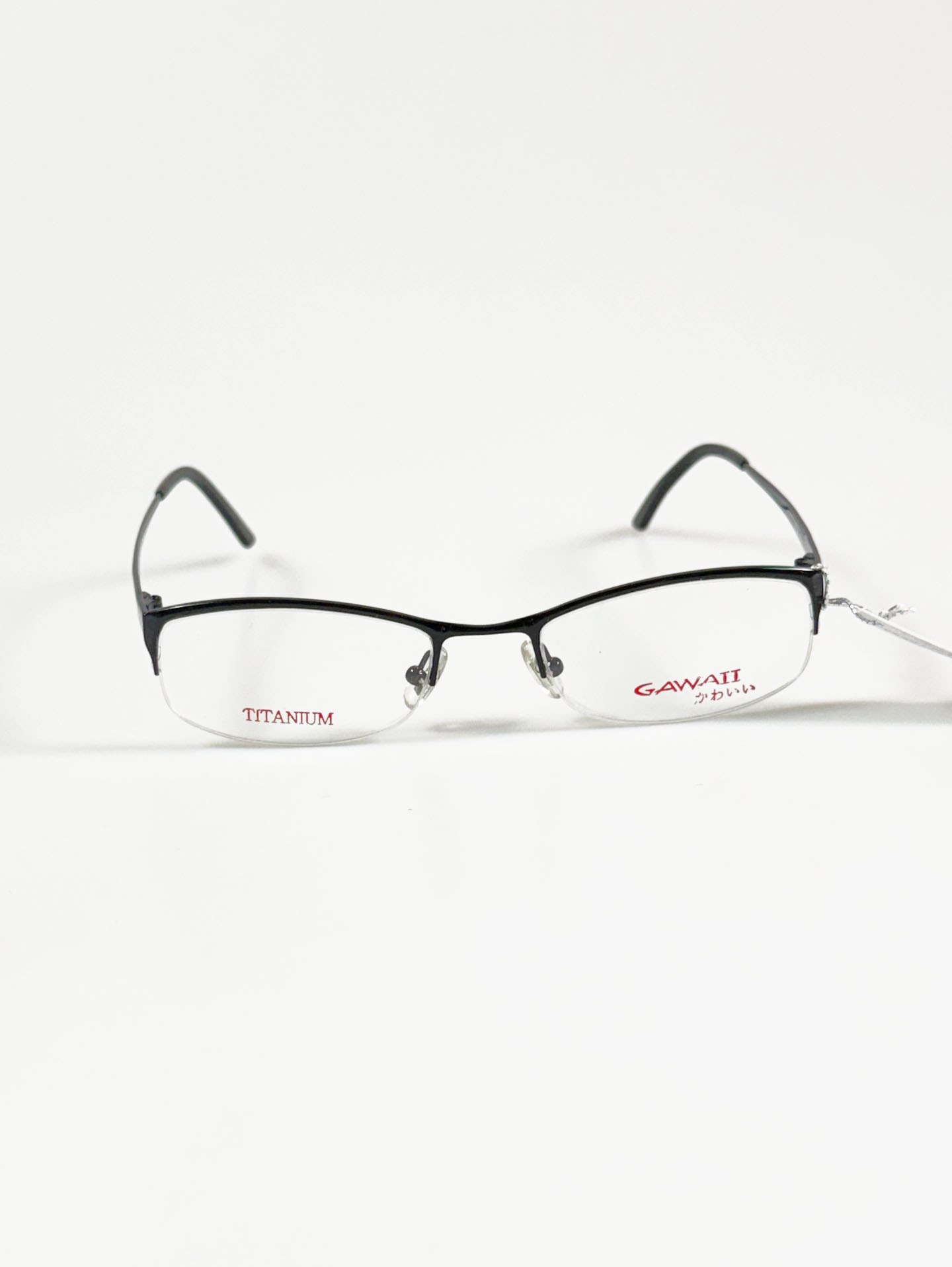 Series 01. GAWAII Vintage Titanium Semi-Rimless Eyewear Collection