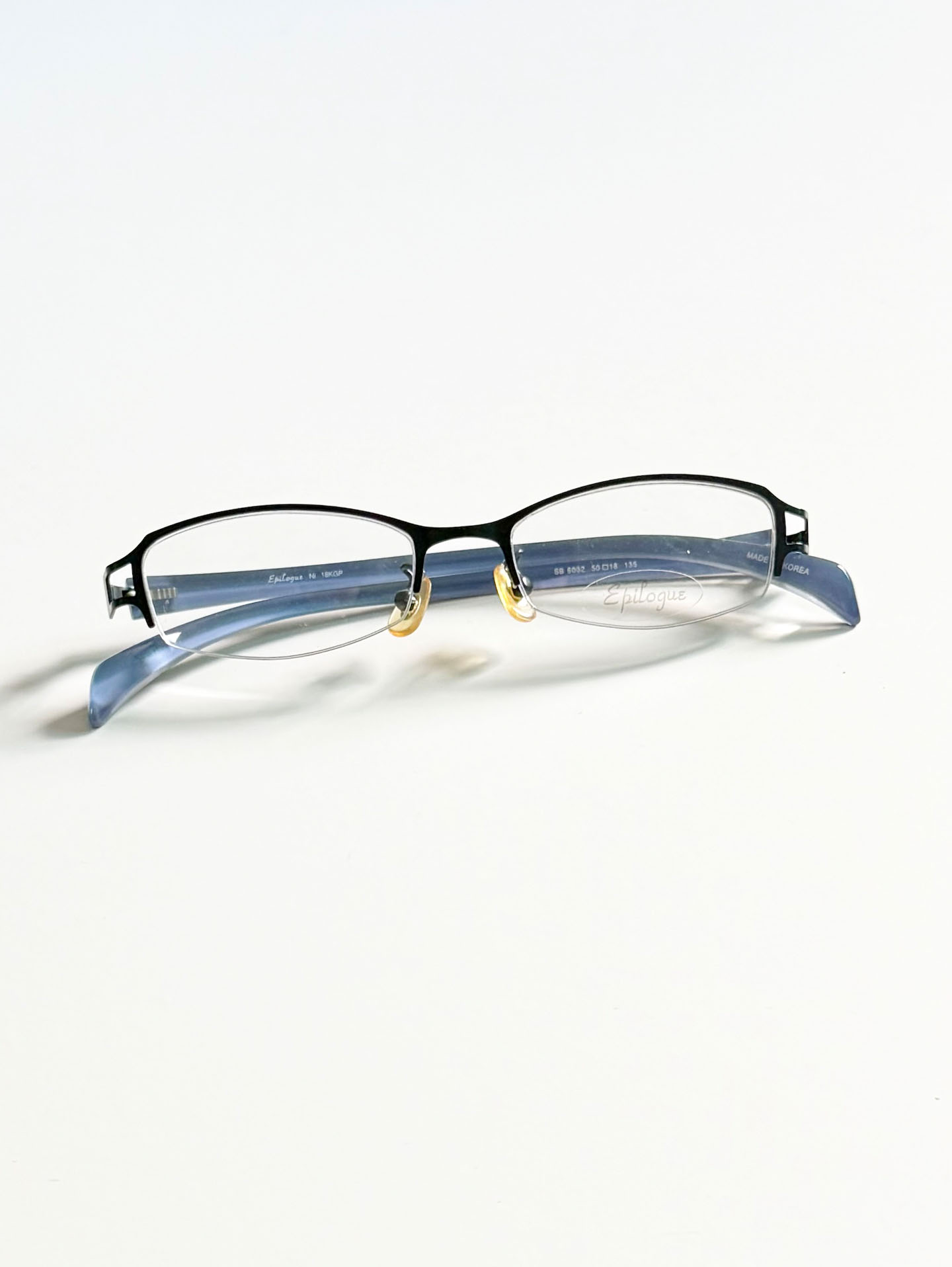 EPILOGUE Deadstock Semi-Rimless Glasses Collection Series 02