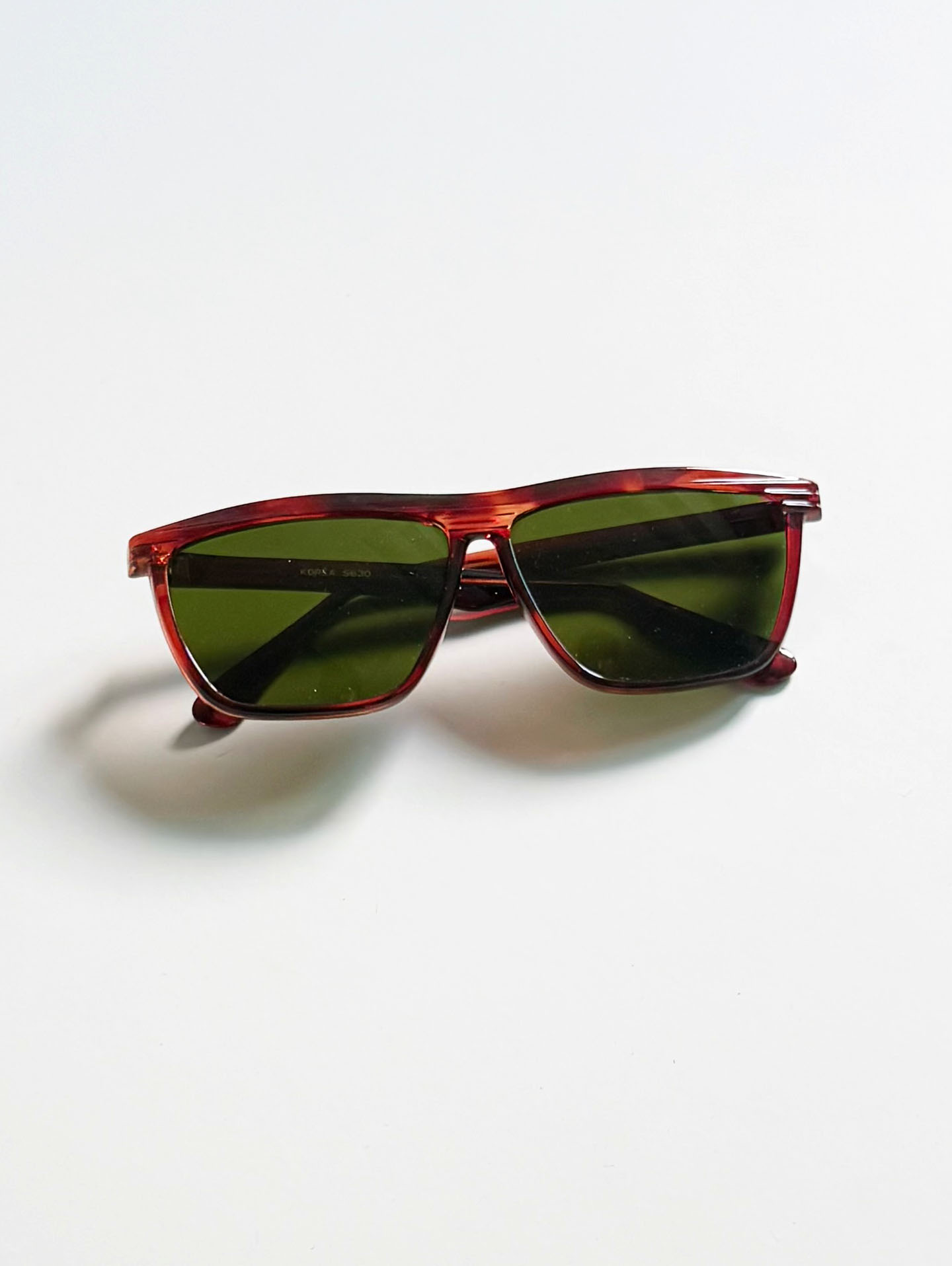 90's TECH Tortoiseshell Square Sunglasses