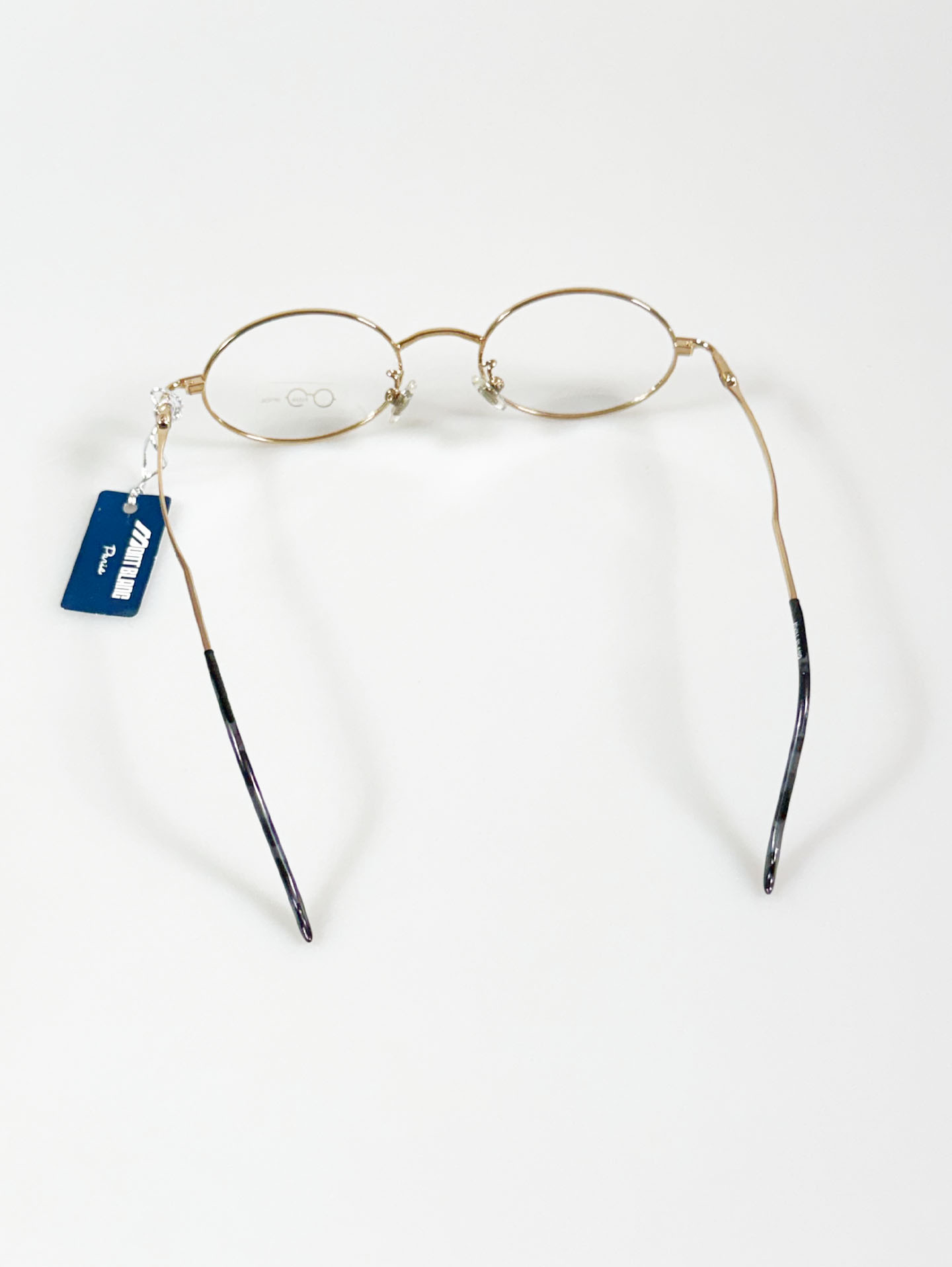 MONTBLANC Paris Slim Gold Oval Metal Frame Glasses