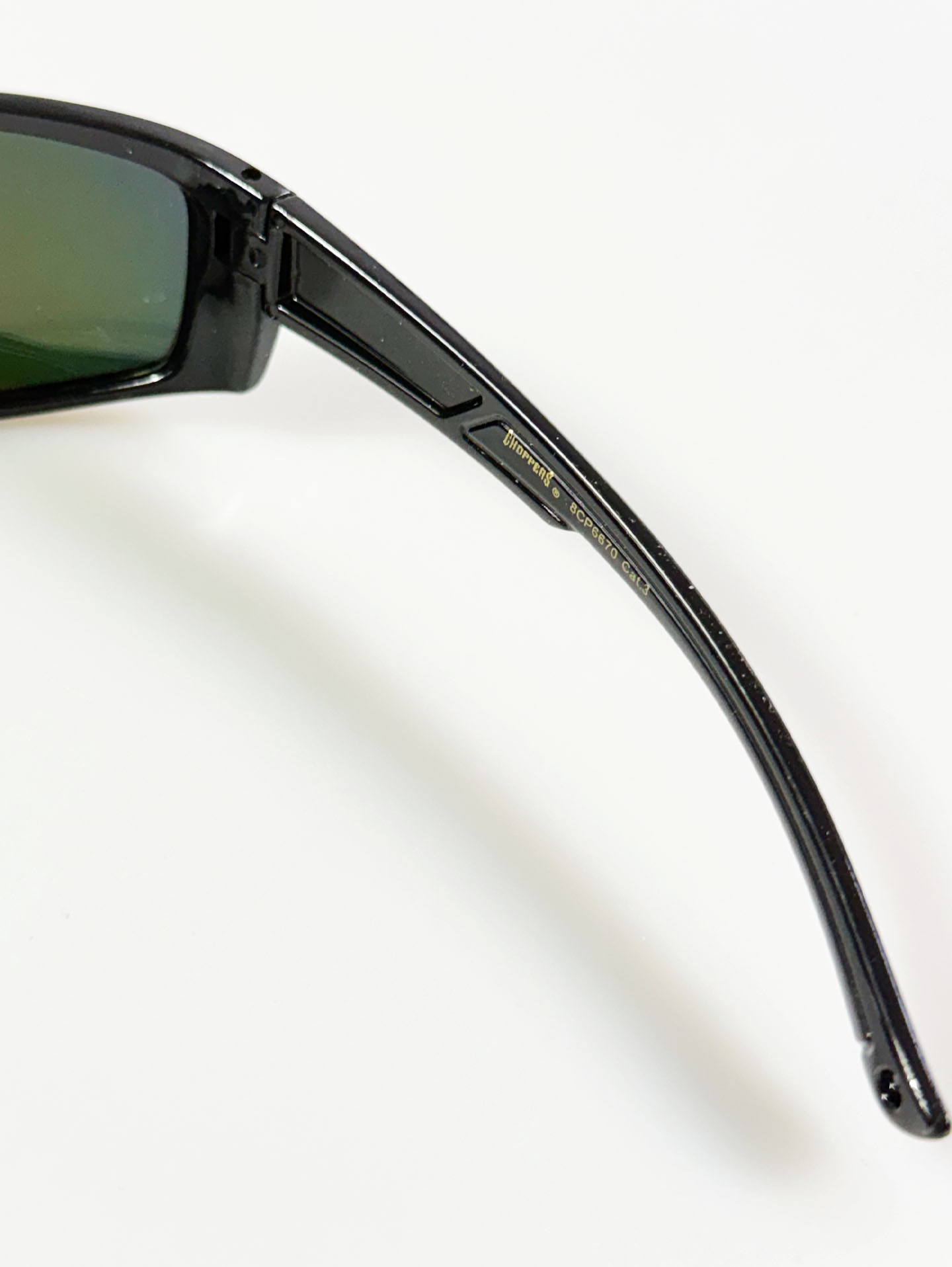 CHOPPERS Wraparound Black Red Biker Sunglasses